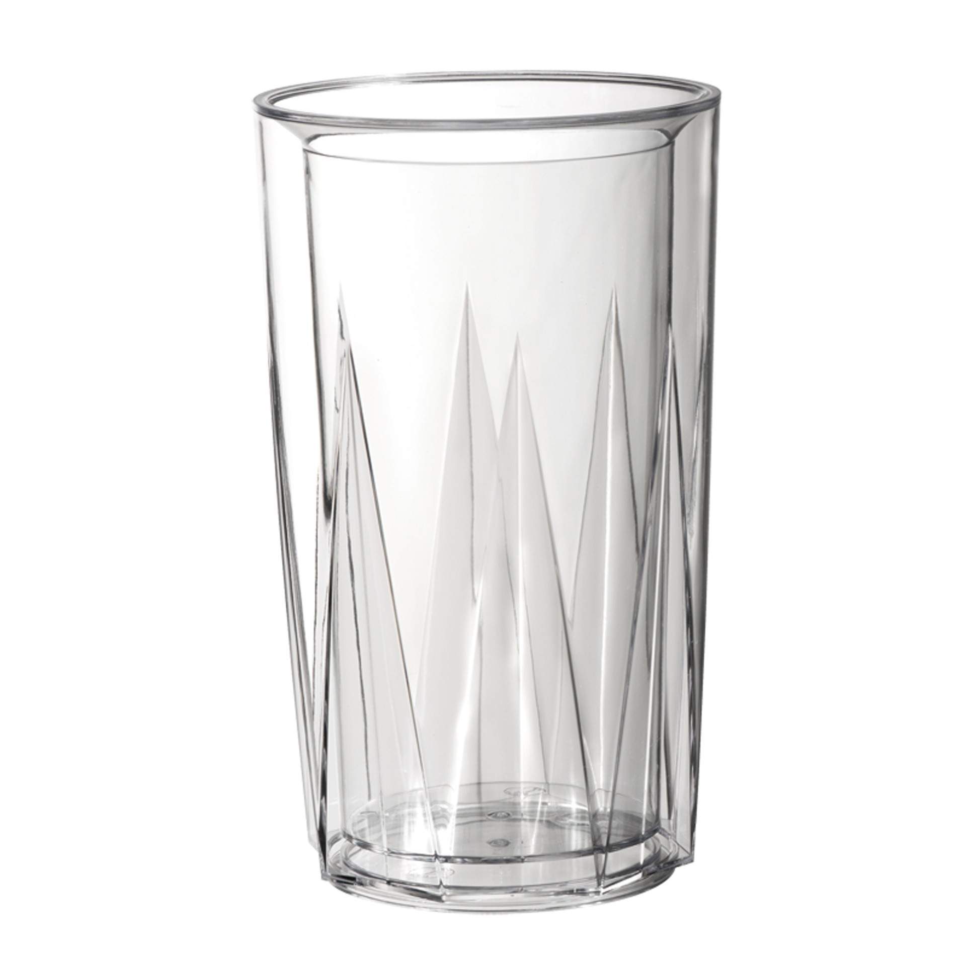 Flaschenkühler - glasklar - Serie Crystal - glasklar - Abm. 23,0 cm - Ø (innen / außen) 10,5 / 13,5 cm - SAN - 36062-B