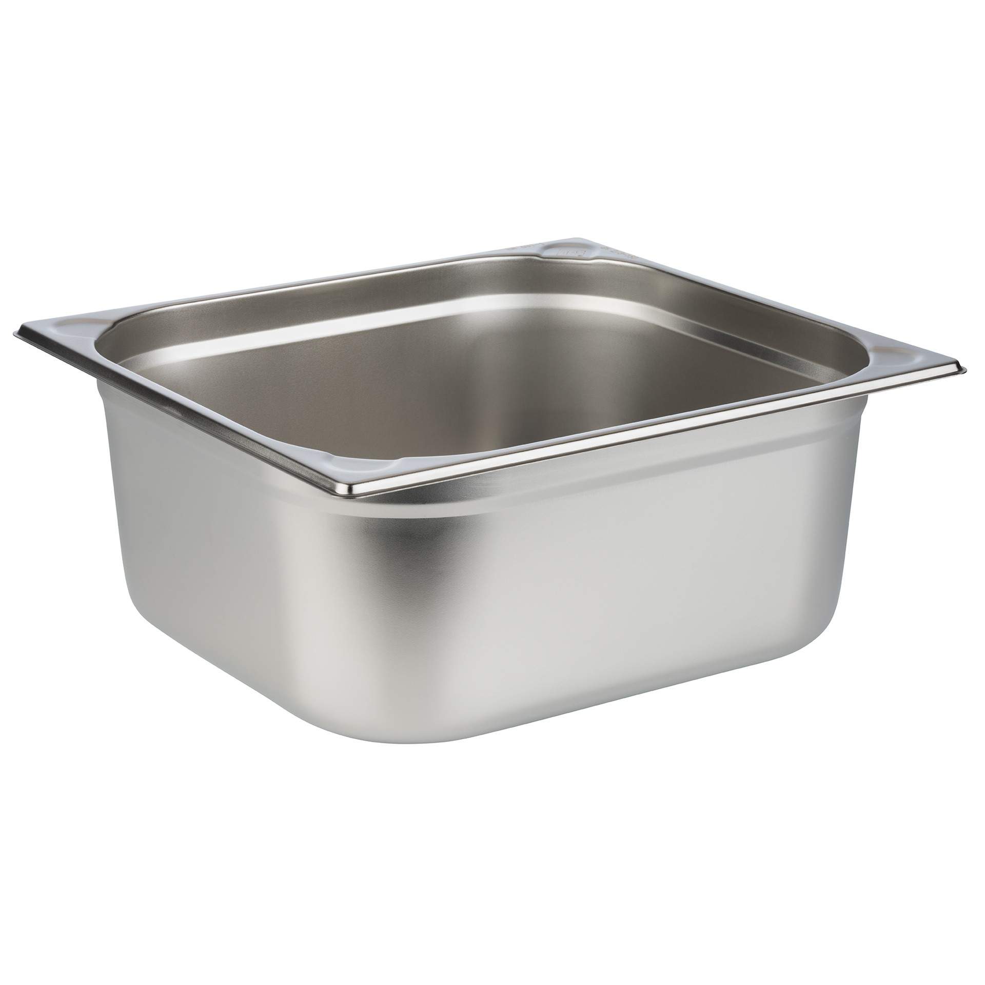 GN-Behälter - Inhalt 12,5 l - GN 2/3 (354 x 325 mm) - 150 mm - Edelstahl - 81706-B