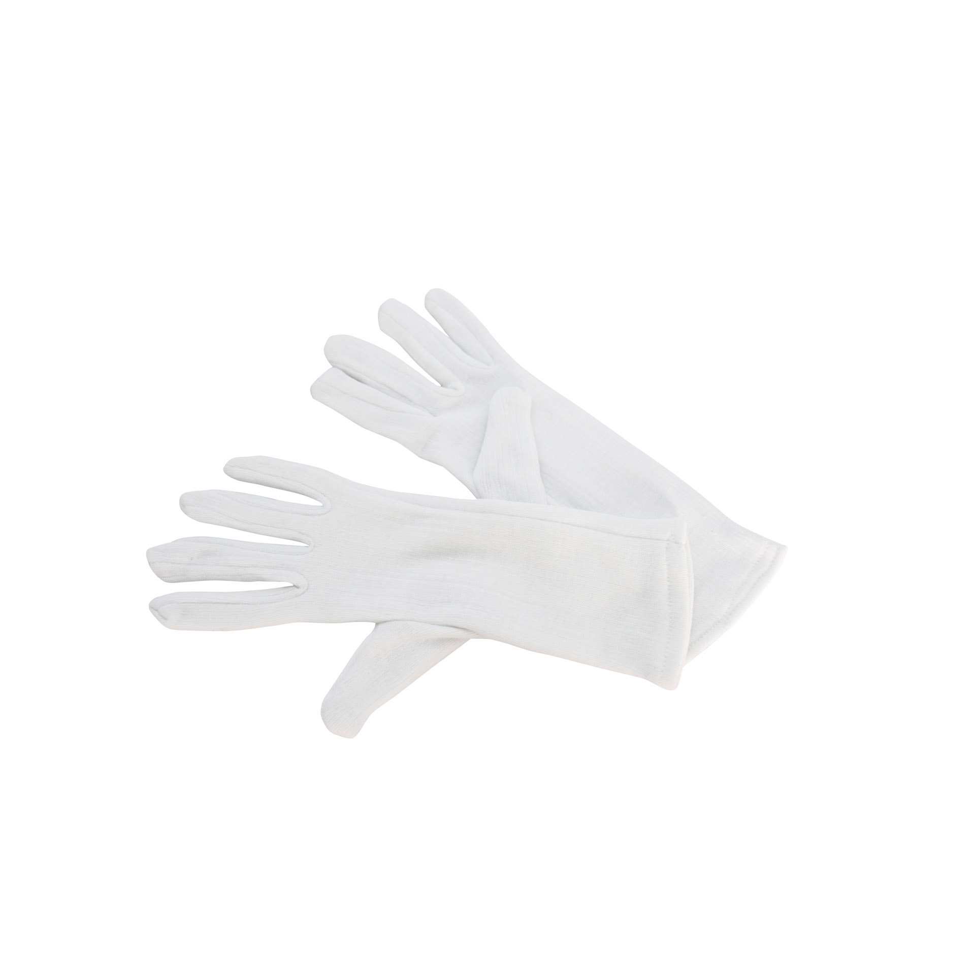 Fingerhandschuh - 5 Finger - weiß - Abm. 25,0 x 10,0 x 2,0 cm - Baumwolle - 310027-C