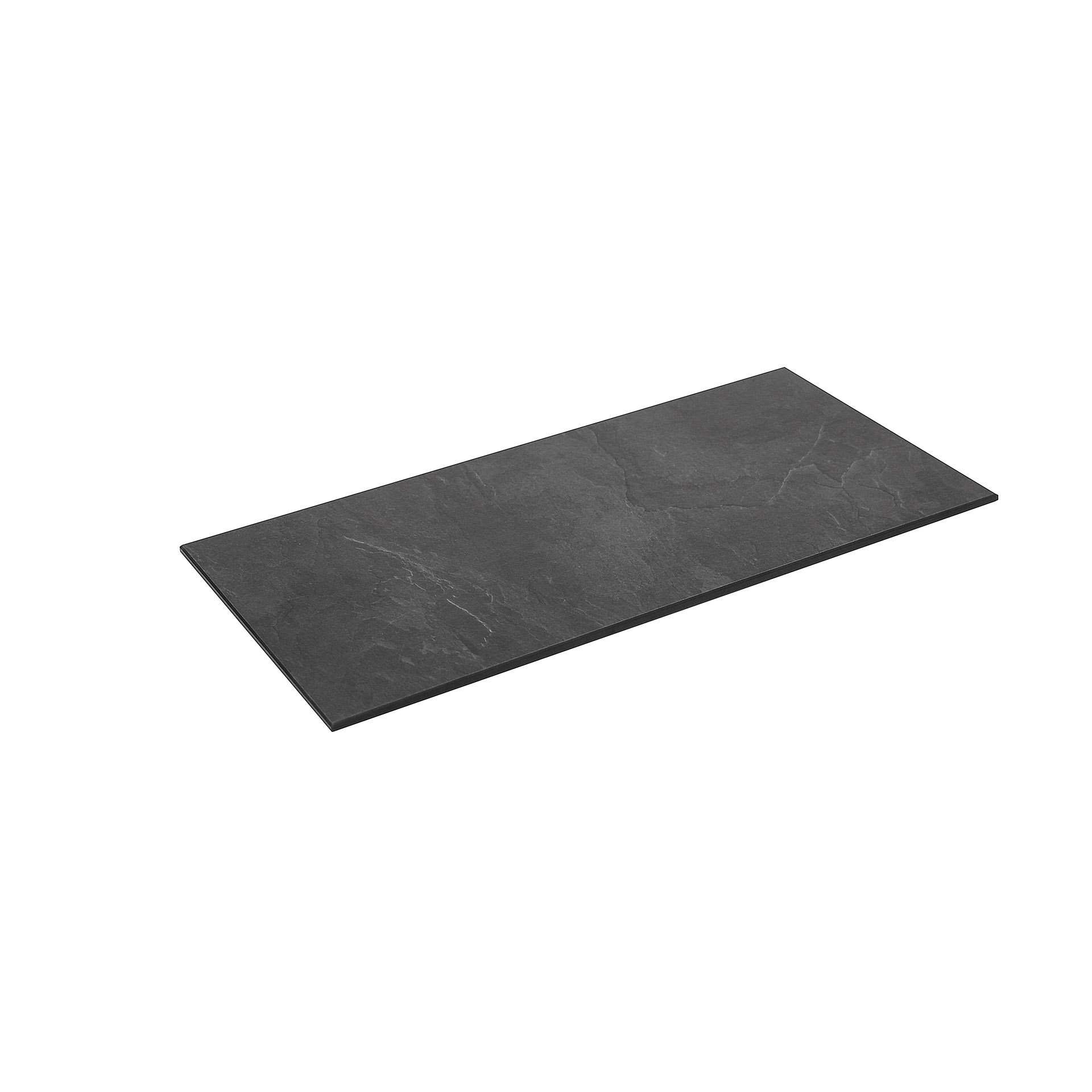 Auslagetablett - Schiefer - GN 1/2 - Abm. 32,5 x 26,5 x 0,6 cm - GN 1/2 (325 x 265 mm) - 6 mm - Kunststoff - 225260-C