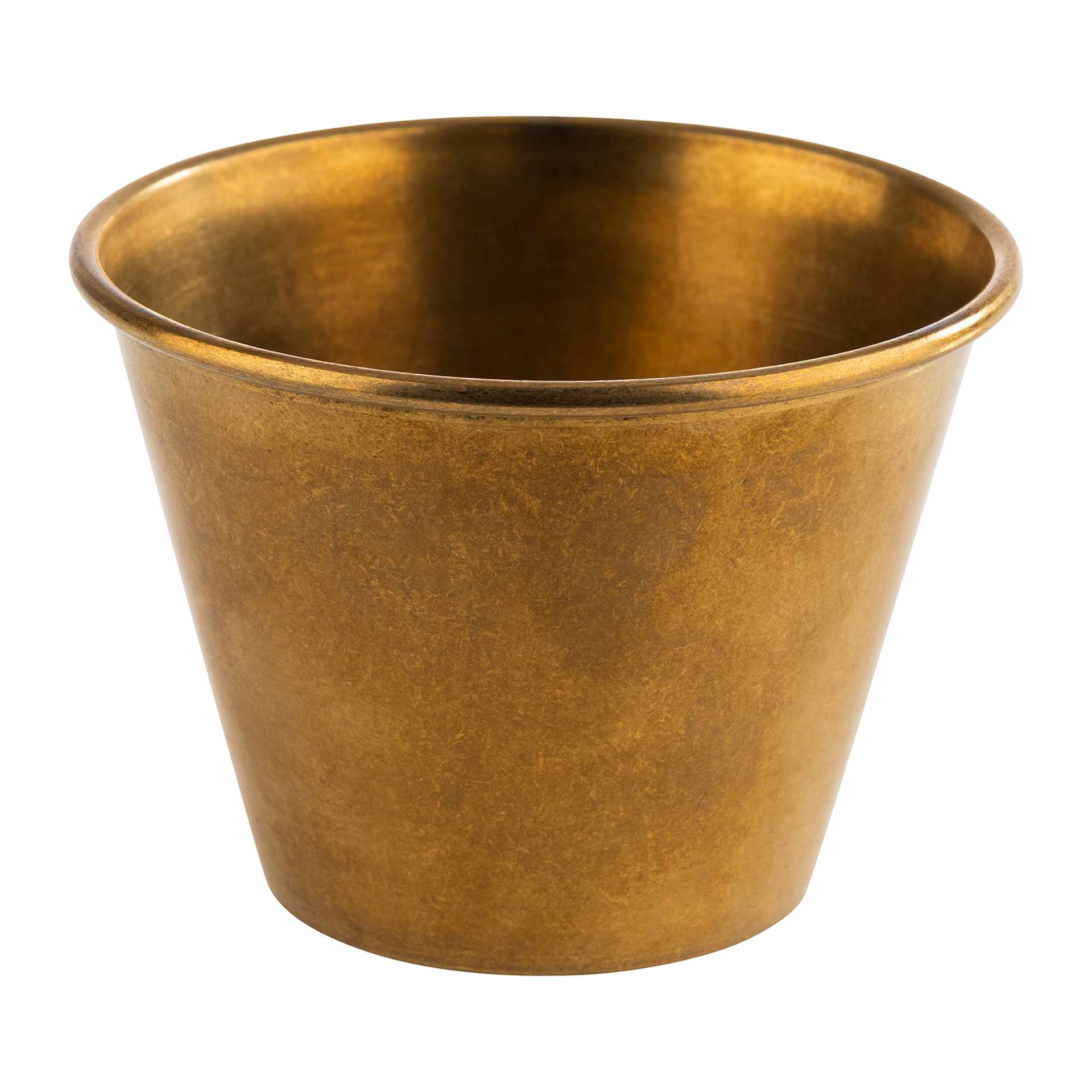 Dipschälchen - 6er Set - gold - rund - Höhe 4,5 cm - Ø 6 cm - Inhalt 0,06 l - Edelstahl - 40725-B