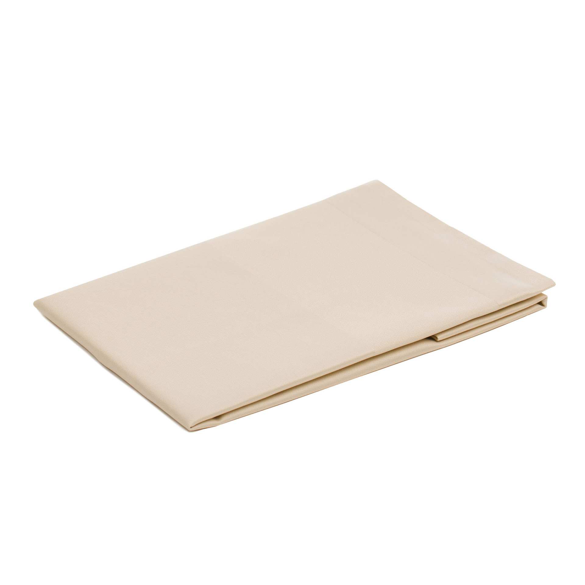 Tischdecke - Atlaskante - Serie TOCCATA - sand - Abm. 50 x 50 cm - Baumwolle - 3801-70-0505-D