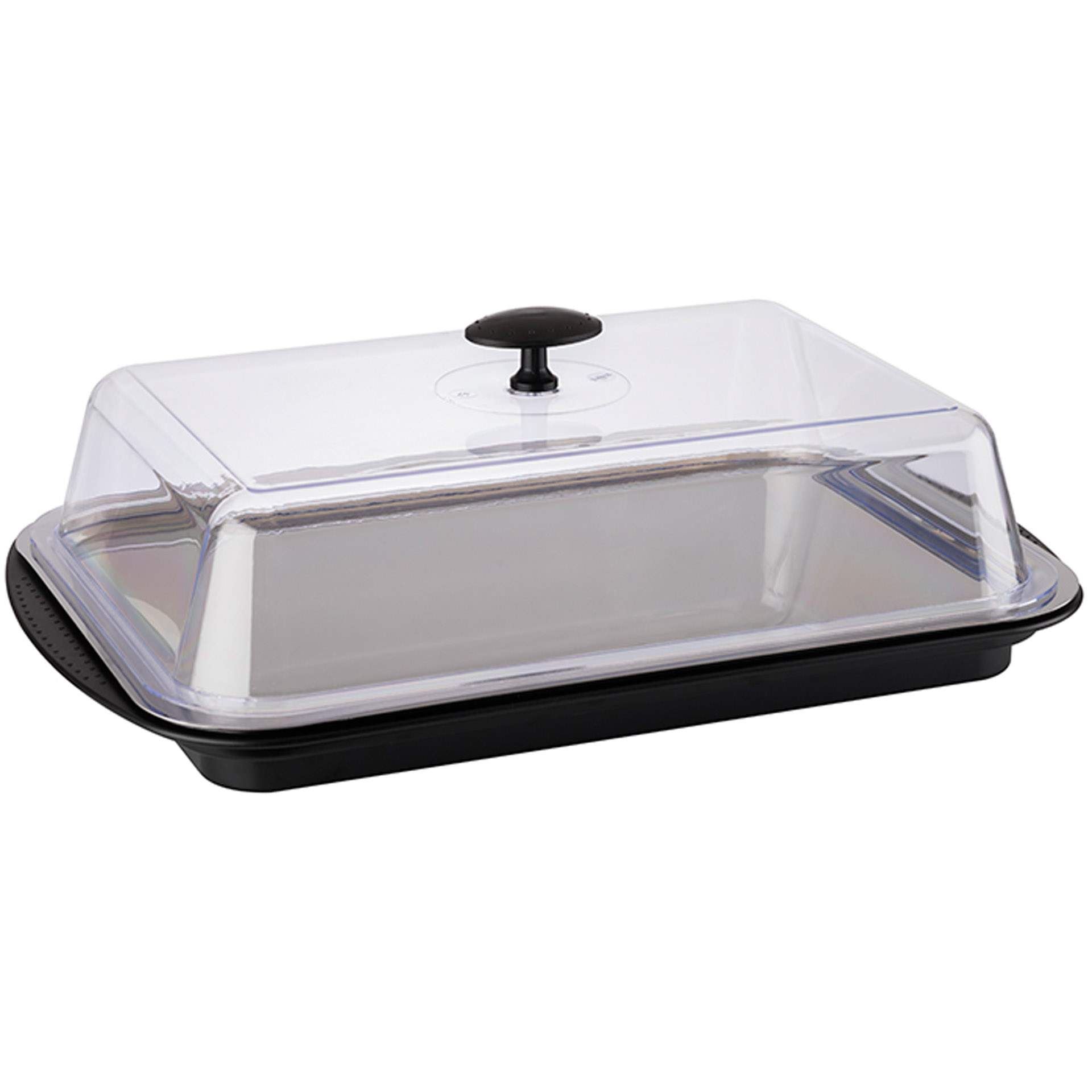 Thermo-Tablett - Set - schwarz - Abm. 43,0 x 29,0 x 14,0 cm - 9091-B