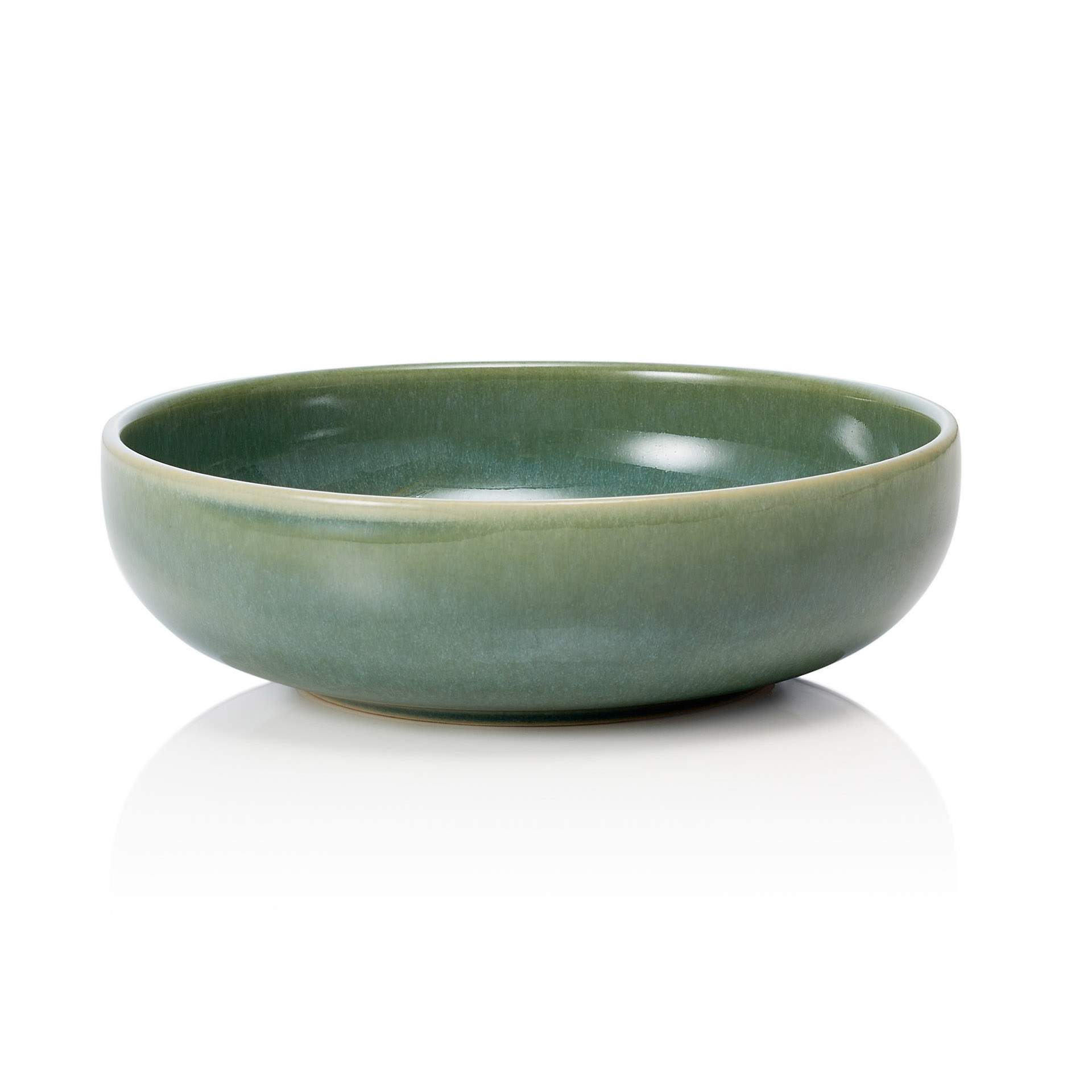 Schale - Set á 6 Stück - Serie One - myrtle green - rund - Abm. 5 cm - Ø 16 cm - Steinzeug - 452303016-A