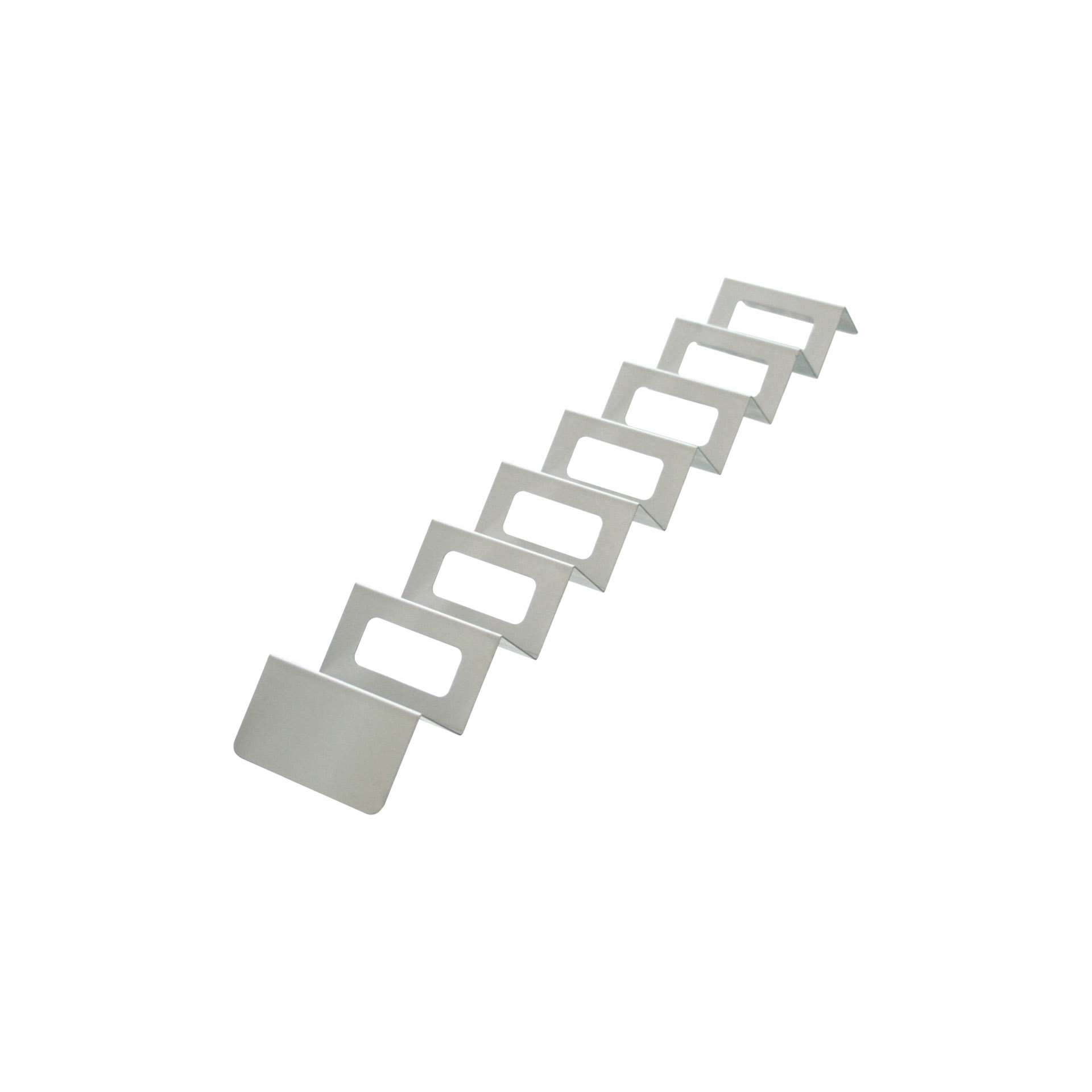 Snack-Verkaufsständer - Wellen/Etagen: 7 - Abm. 56,0 x 8,5 x 3,5 cm - Aluminium - 154093-C