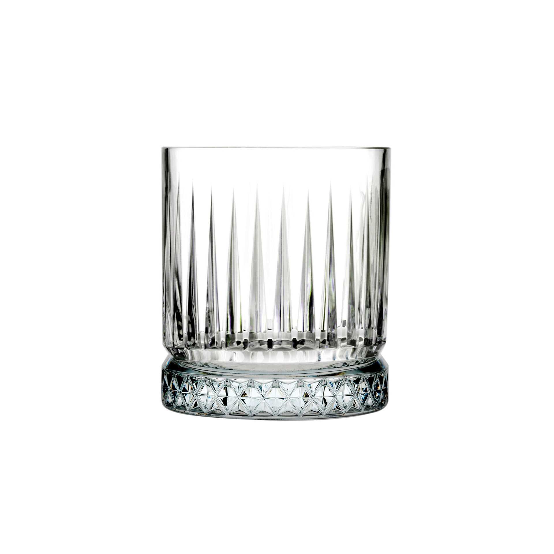 Whiskey-Glas - Set á 12 Stück - Serie Elysia - Höhe 8,5 cm - Ø oben / unten 7,3 / 7,3 cm - Inhalt 0,21 l - Glas - 520014-A