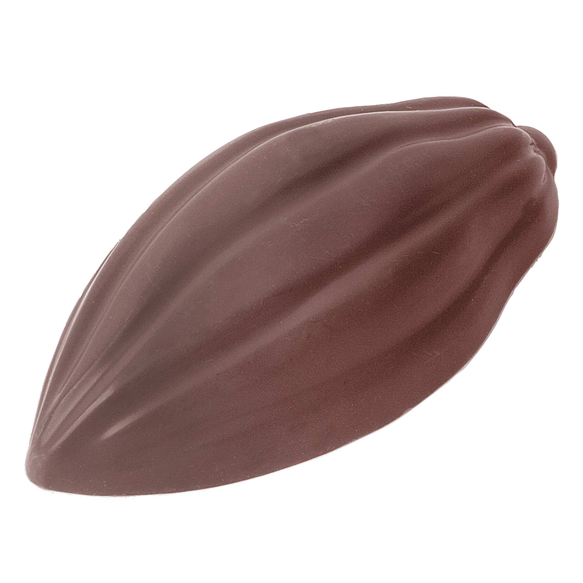 Schokoladen-Form - Kakaobohne - Abm. 27,5 x 13,5 x 2,4 cm - Polycarbonat - 421558-C