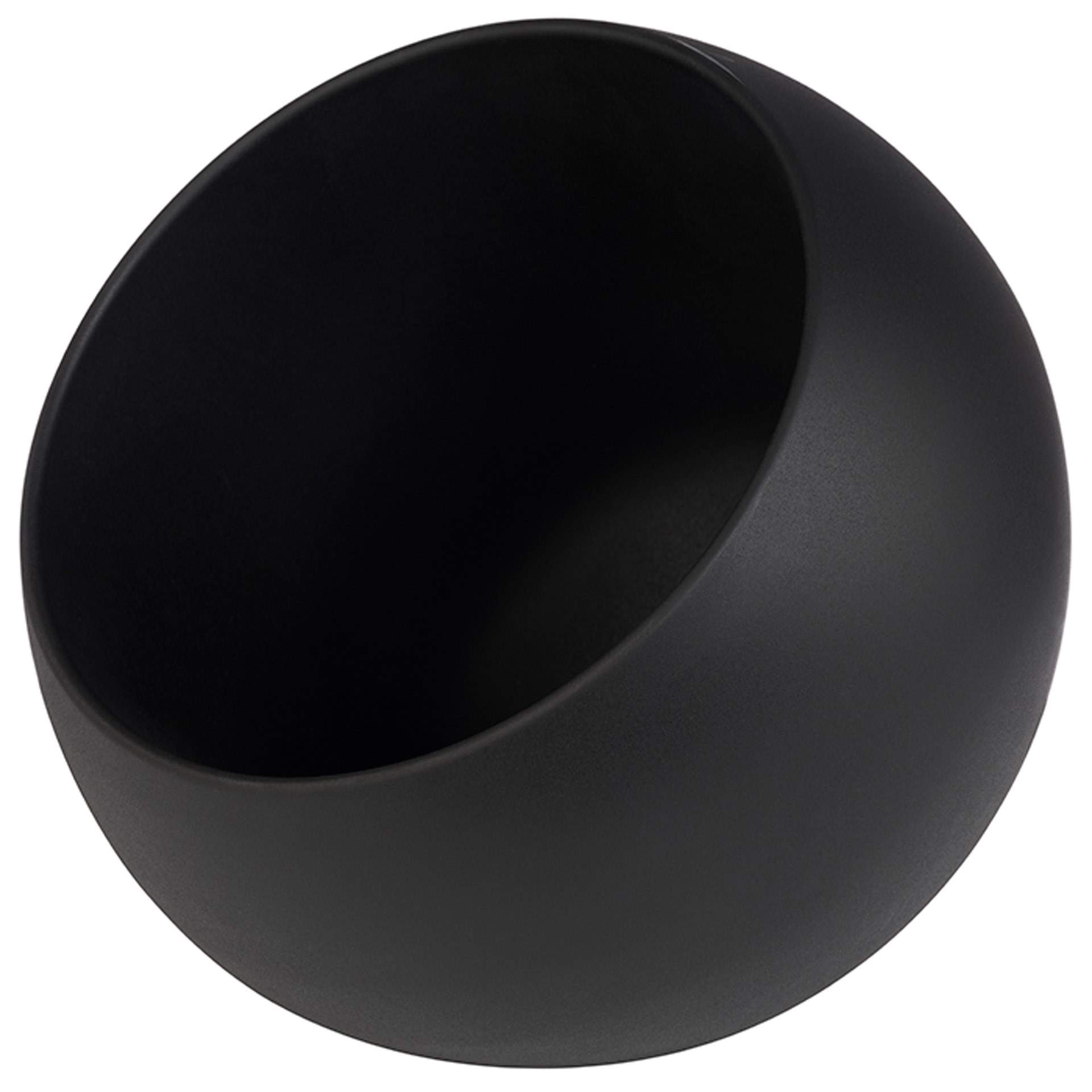 Servierset - 2-tlg. - Serie Moon - schwarz - Höhe 17,5 cm - Ø 19,0 cm - Inhalt 0,80 l - Melamin - 85083-B