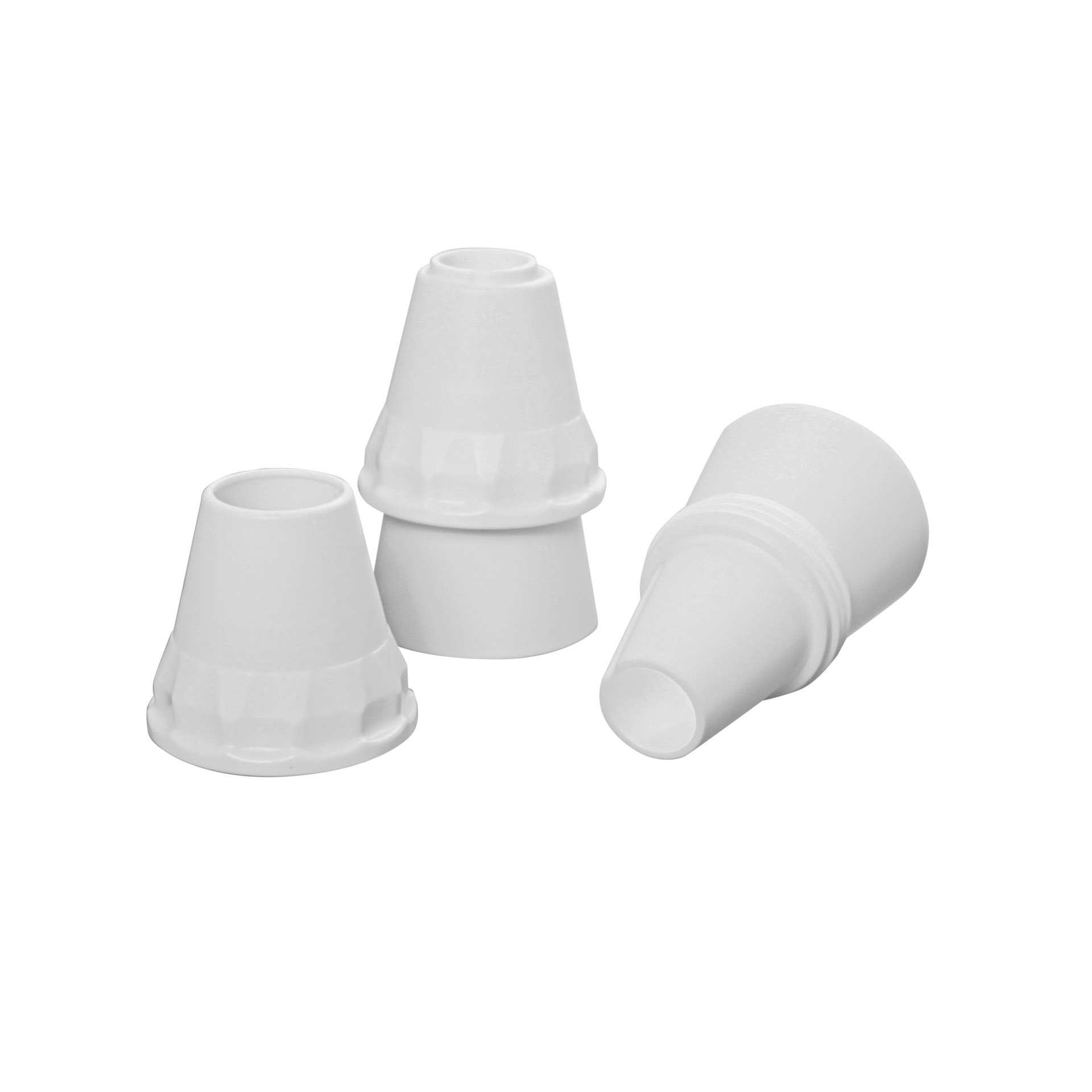 Tüllen-Adapter - 2-teilig - weiß - Abm. 5,0 x 5,0 x 8,0 cm - Polypropylen - 197595-C