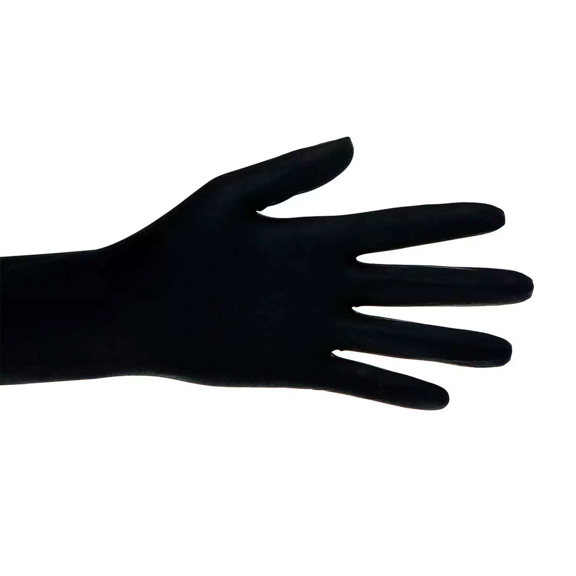 Untersuchungshandschuh - puderfrei - schwarz - XS - Latex - 14-028-XS-E