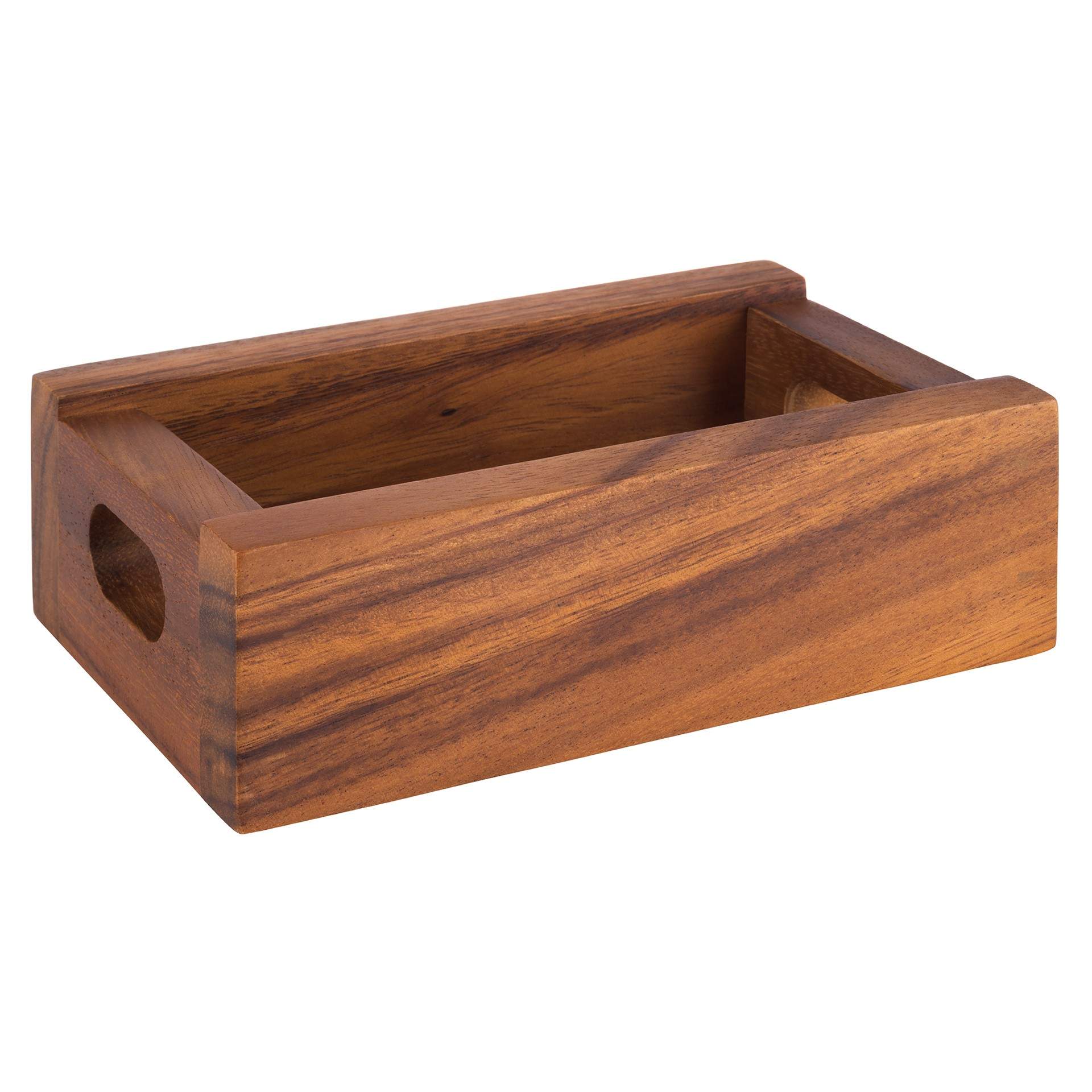 Holzbox - Serie Table - braun - Abm. 15,0 x 9,5 x 5,0 cm - Akazienholz - 11726-B
