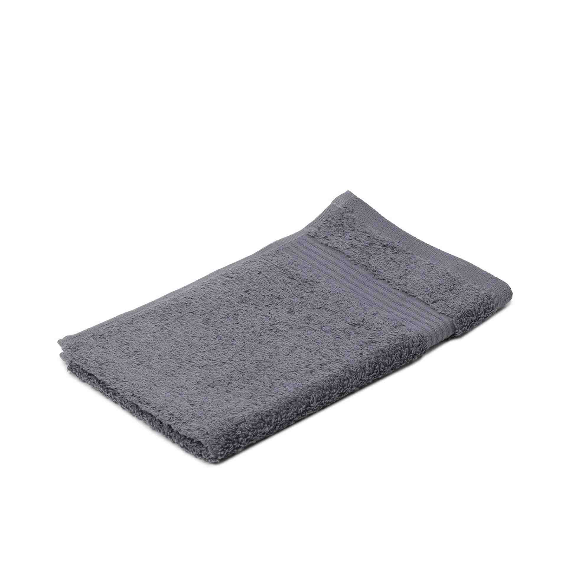 Gästetuch - Uni - Serie NEW YORK - anthrazit - Abm. 30 x 50 cm - Baumwolle - 550-91-3-D