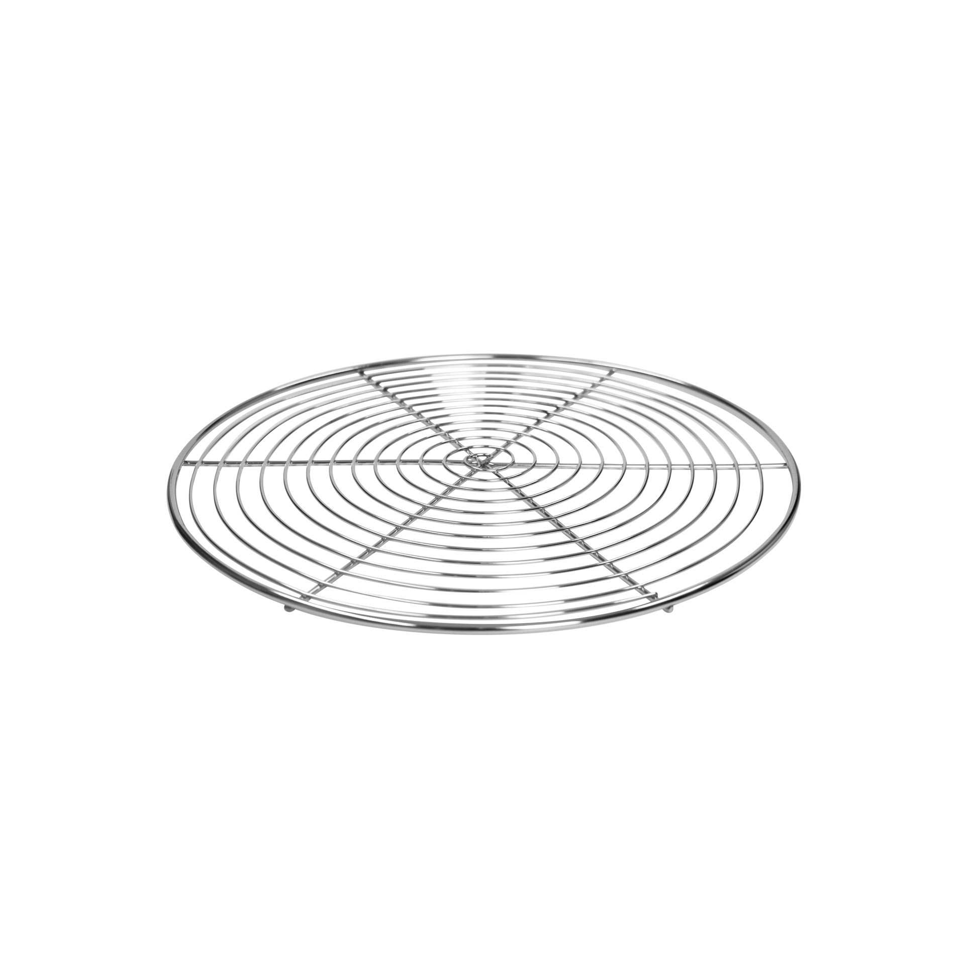 Tortengitter - Spirale - rund - Höhe 0,8 cm - Ø 32,0 cm - Edelstahl - 156128-C