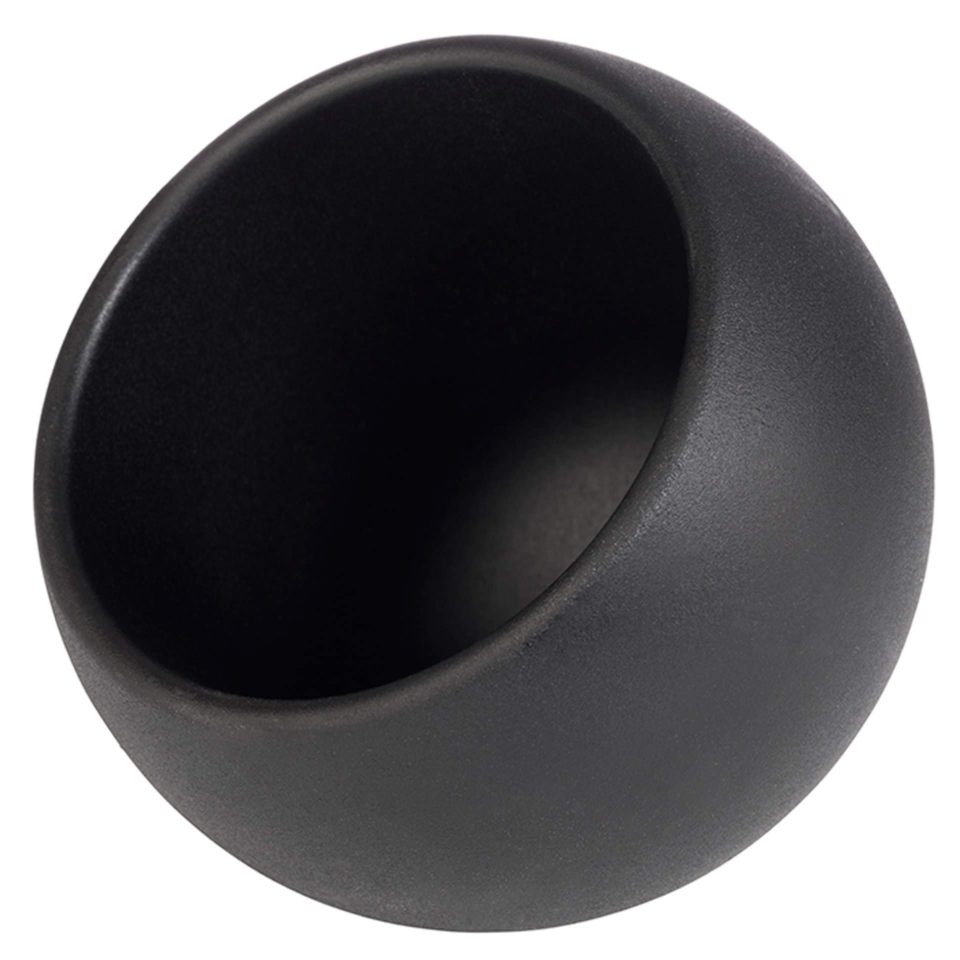 Servierset - 3er Set - Serie Moon - schwarz - Höhe 7,5 cm - Ø 8,0 cm - Inhalt 0,05 l - Melamin - 85081-B
