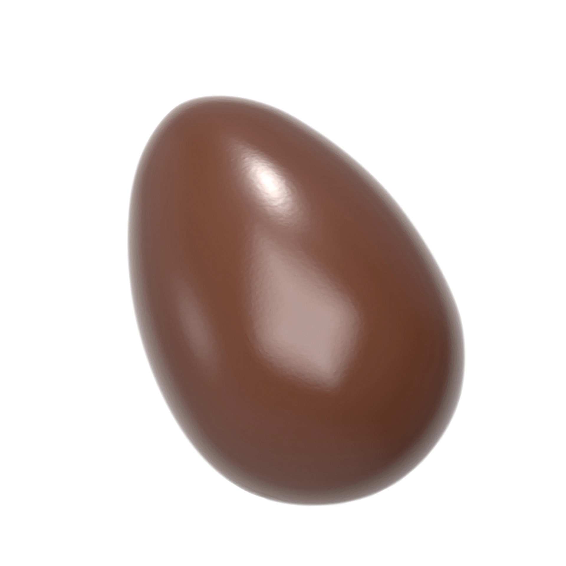 Schokoladen-Form - Ei glatt - Abm. 27,5 x 13,5 x 2,4 cm - Polycarbonat - 421582-C
