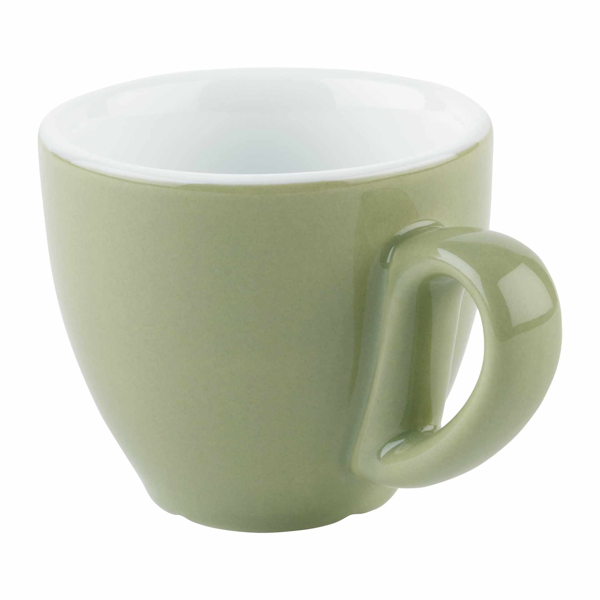 Espresso-Tasse - Serie Snug - grün - Höhe 5,5 cm - Ø 6 cm - Inhalt 0,80 l - Porzellan - 16001-B