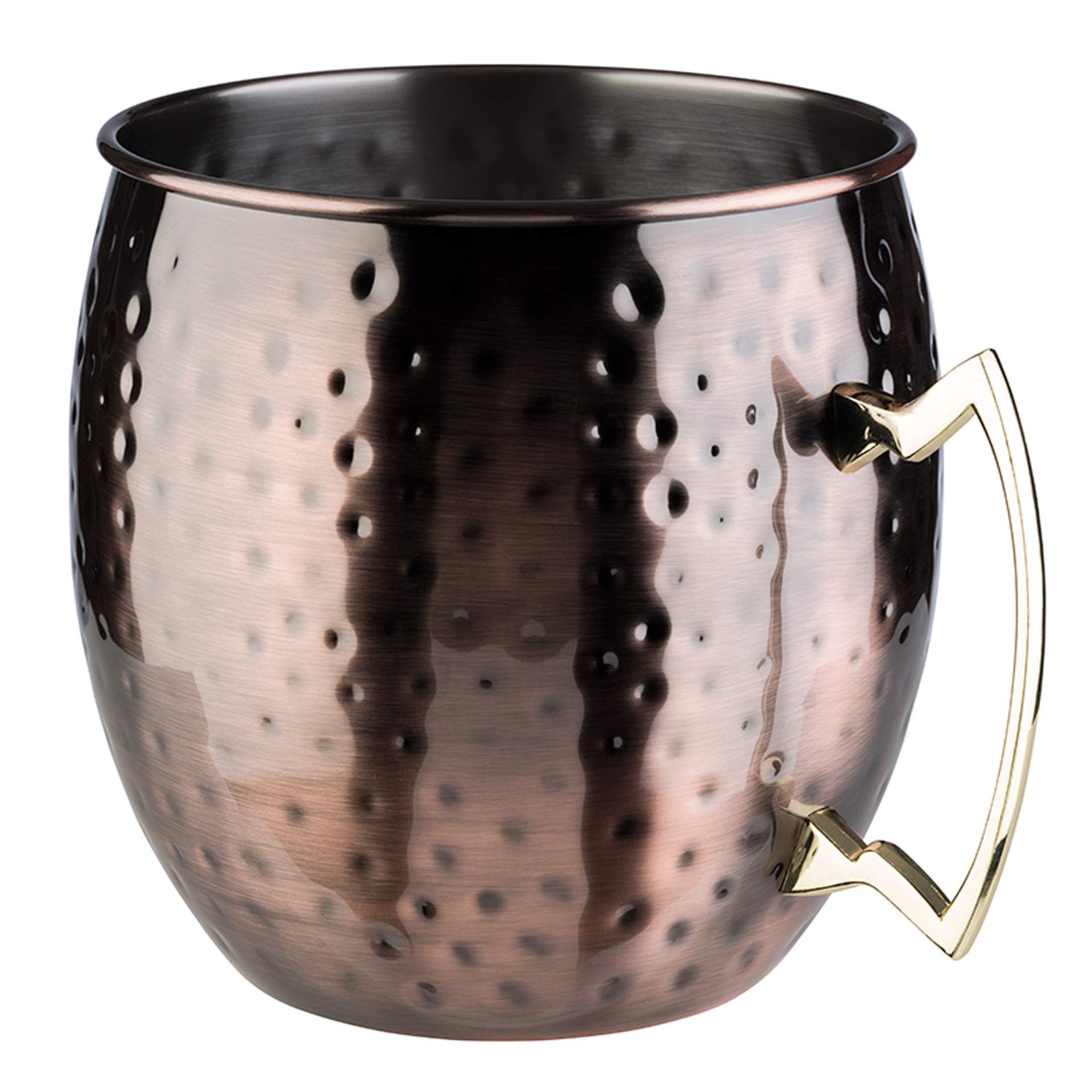 Flaschenkühler - Serie Moscow Mule - kupferoptik - rund - Abm. 21 cm - Ø 20,0 cm - Inhalt 5,0 l - Edelstahl - 93330-B