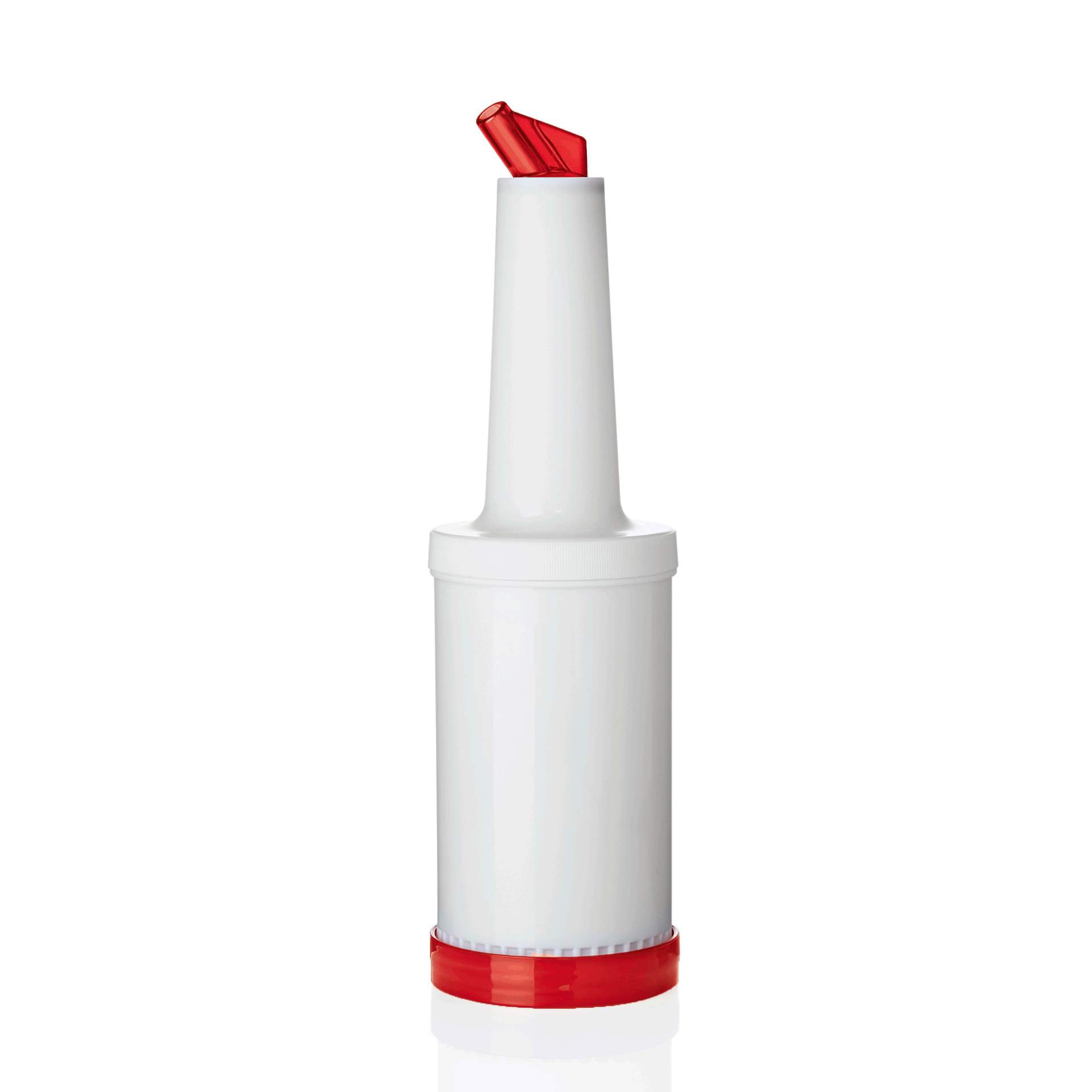 Dosierflasche - 4-teilig - rot - Inhalt 1,0 l - Polypropylen - 9994003-A