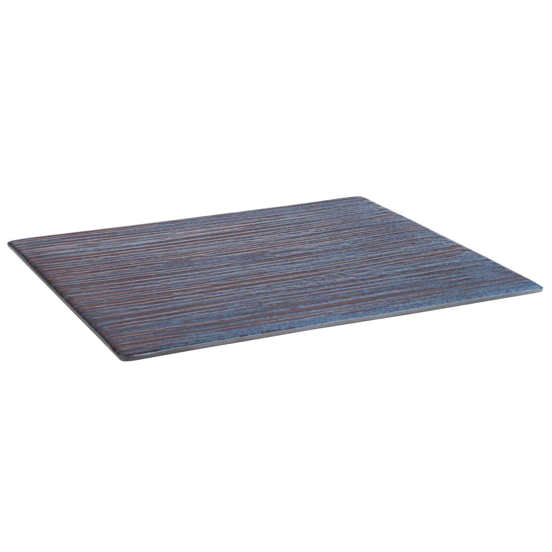 GN-Tablett - Serie Loops - blau / grau - Abm. 1,5 cm - GN 1/2 (325 x 265 mm) - Melamin - 85021-B