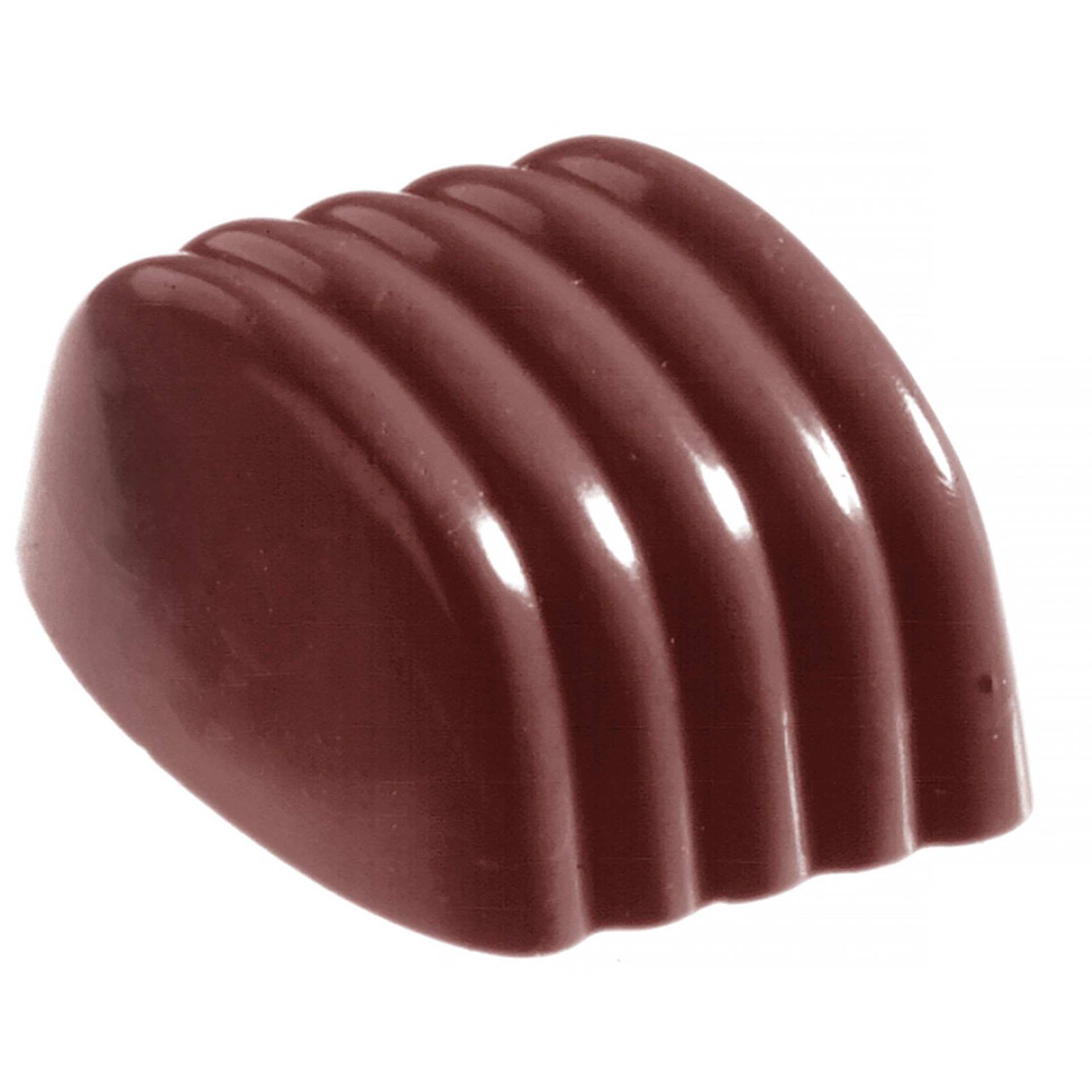 Schokoladen-Form - Bogen klein - Abm. 27,5 x 13,5 x 2,4 cm - Polycarbonat - 421545-C