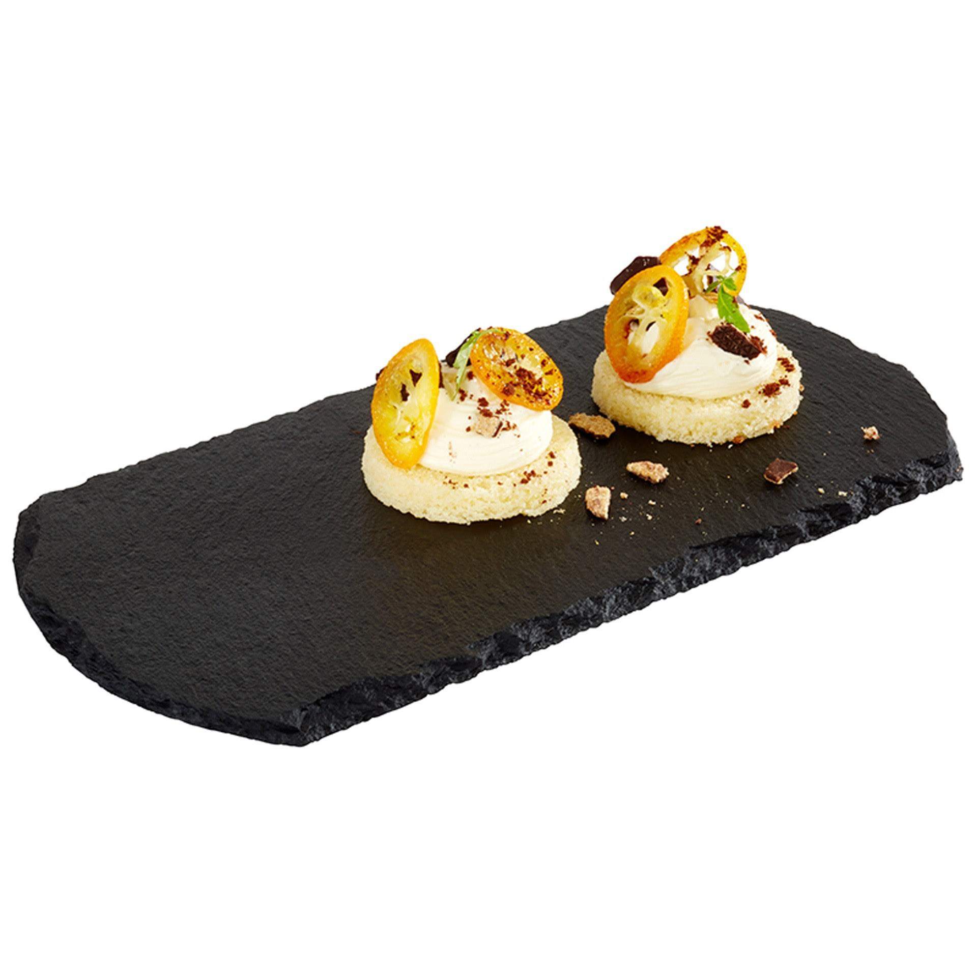 Naturschieferplatte - Materialstärke 6-9 mm - Serie Starter - schwarz - Abm. 20 x 10 x 0,7 cm - Naturschiefer - 937-B