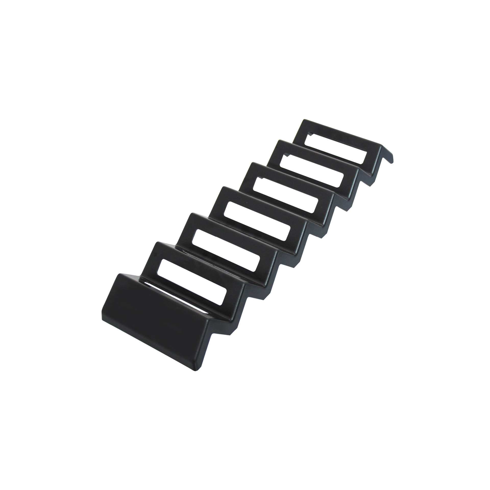 Snack-Verkaufsständer - mit Öffnung - schwarz - Abm. 56,0 x 16,8 x 5,8 cm - ABS - 227650-C