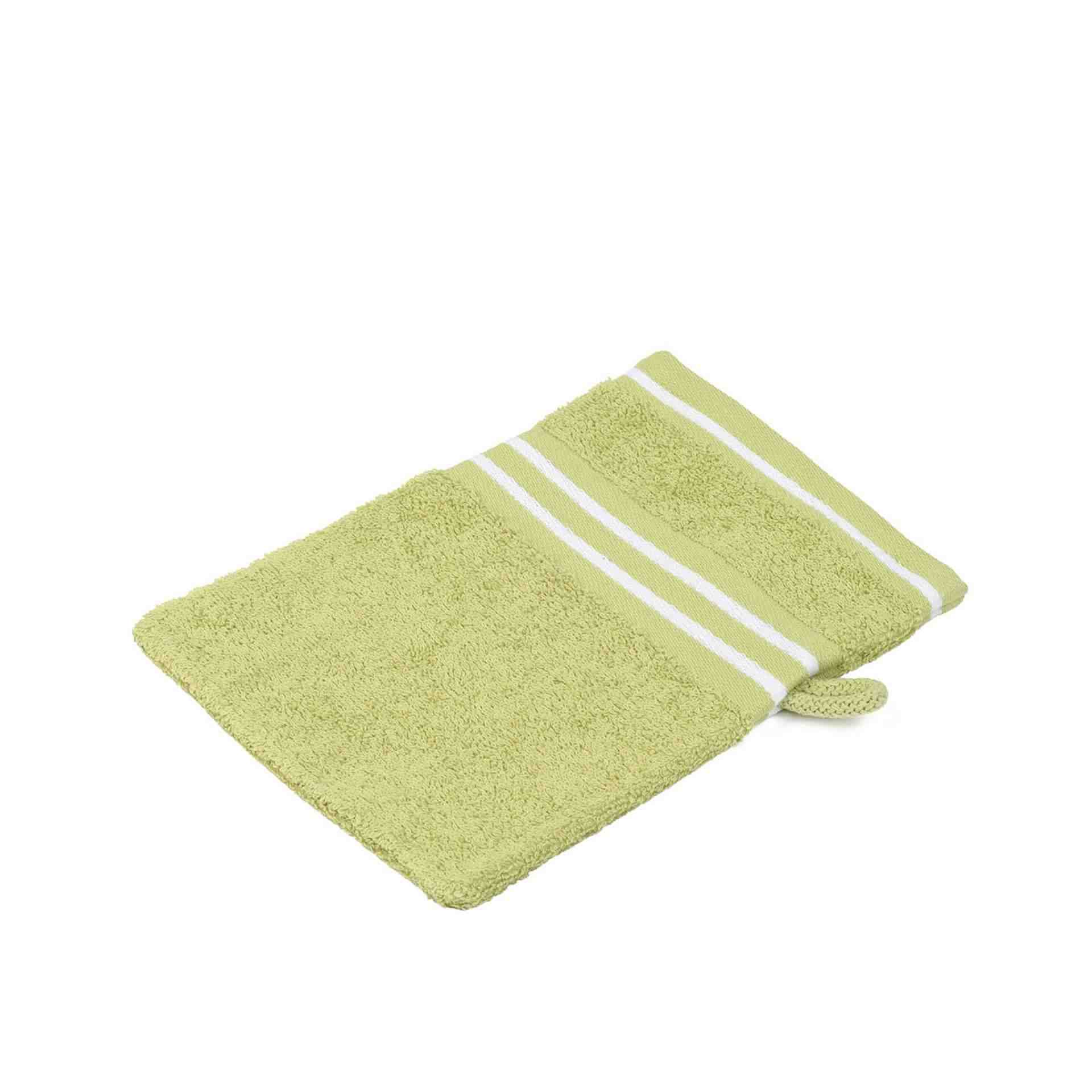 Waschhandschuh - Serie RIO - limone - Abm. 16 x 21 cm - Baumwolle - 140-83-1-D