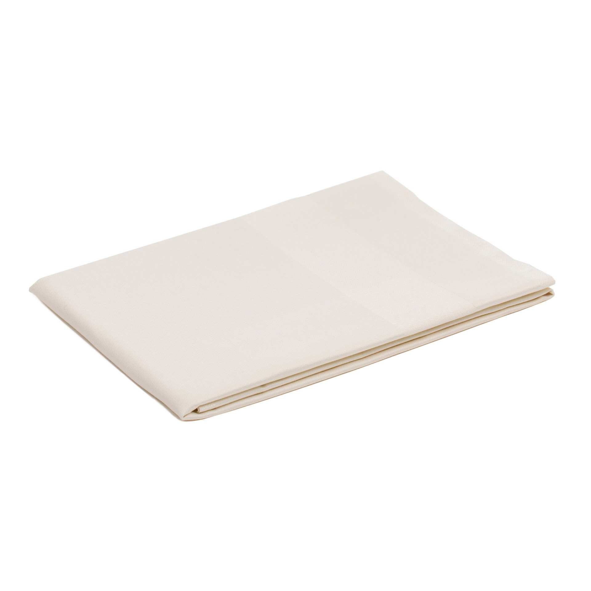 Tischdecke - Atlaskante - Serie TOCCATA - elfenbein - Abm. 80 x 80 cm - Baumwolle - 3801-13-0808-D