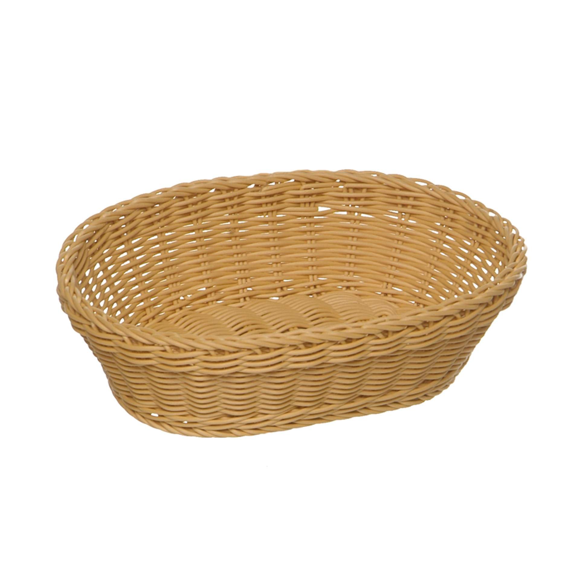 Korb - Serie Profi Line - hellbeige - oval - Abm. 32 x 23 x 7,0 cm - Polypropylen - 50815-B