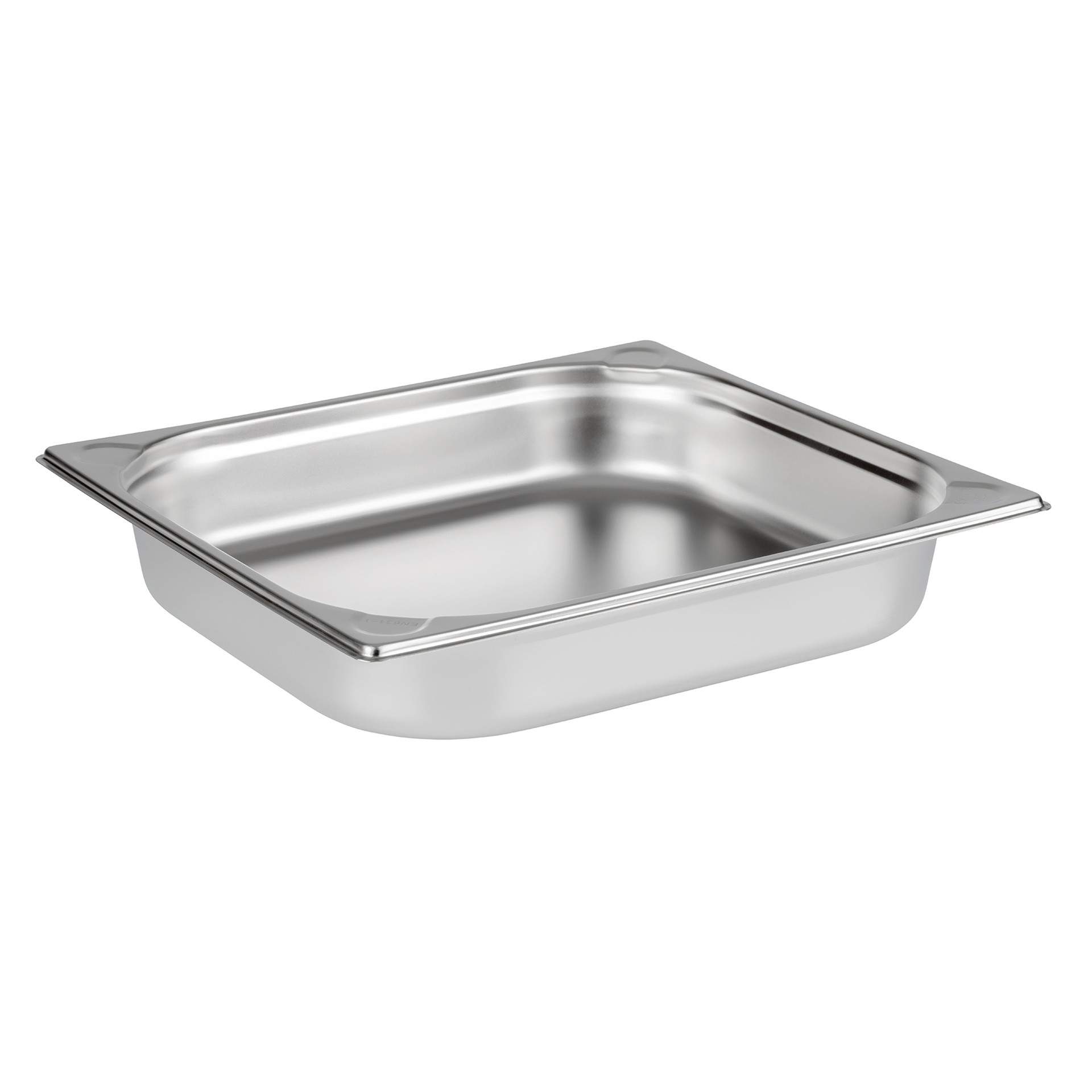 GN-Behälter - Inhalt 5,5 l - GN 2/3 (354 x 325 mm) - 65 mm - Edelstahl - 81702-B