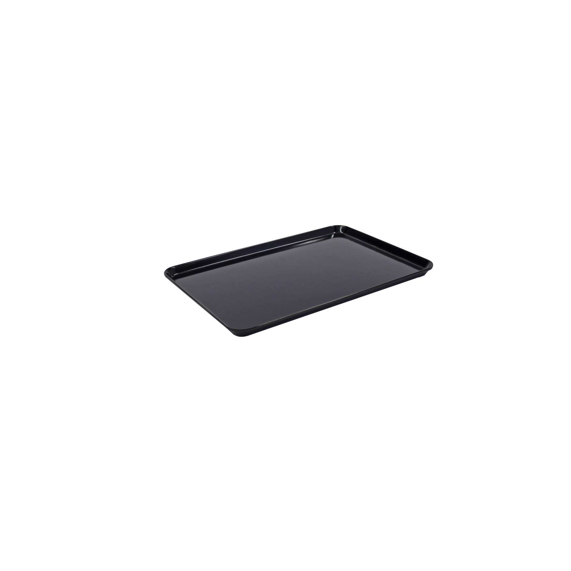 Auslagentablett - schwarz - rechteckig - Abm. 35,0 x 24,0 x 1,7 cm - Melamin - 227013-C