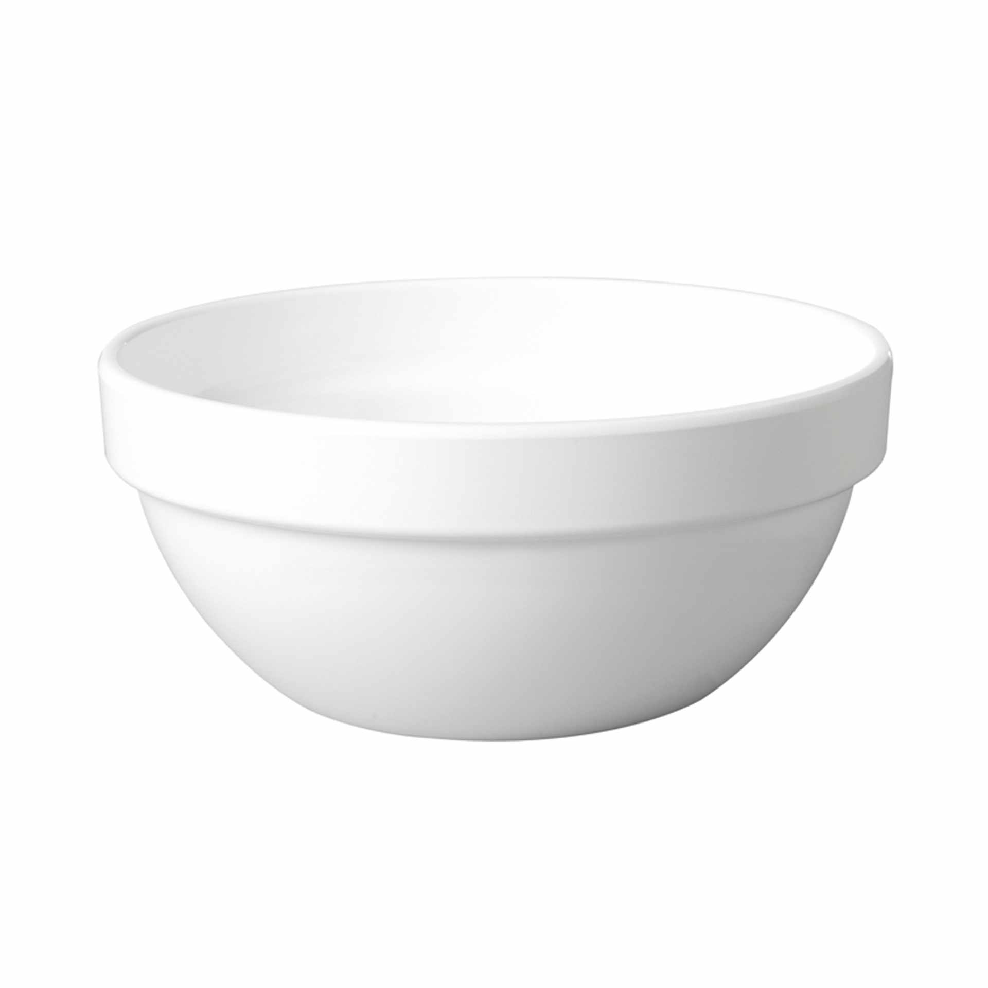 Schale - Serie Friendly - weiß - rund - Höhe 9,0 cm - Ø 20 cm - Inhalt 1,8 l - PET - 79026-B