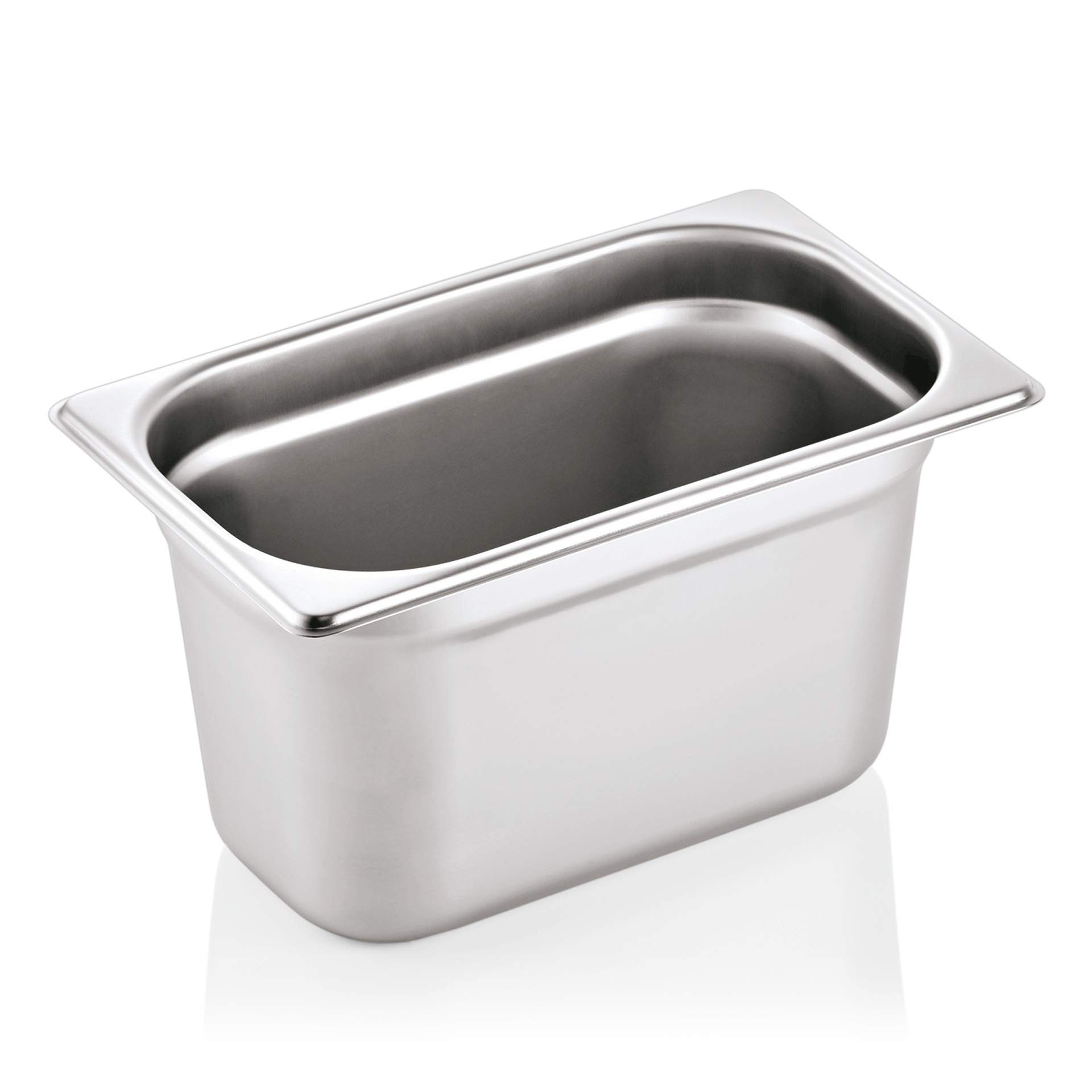 GN-Behälter - 18/8 - Serie 90 - GN 1/4 (265 x 162 mm) - 150 mm - Edelstahl - 9014150-A