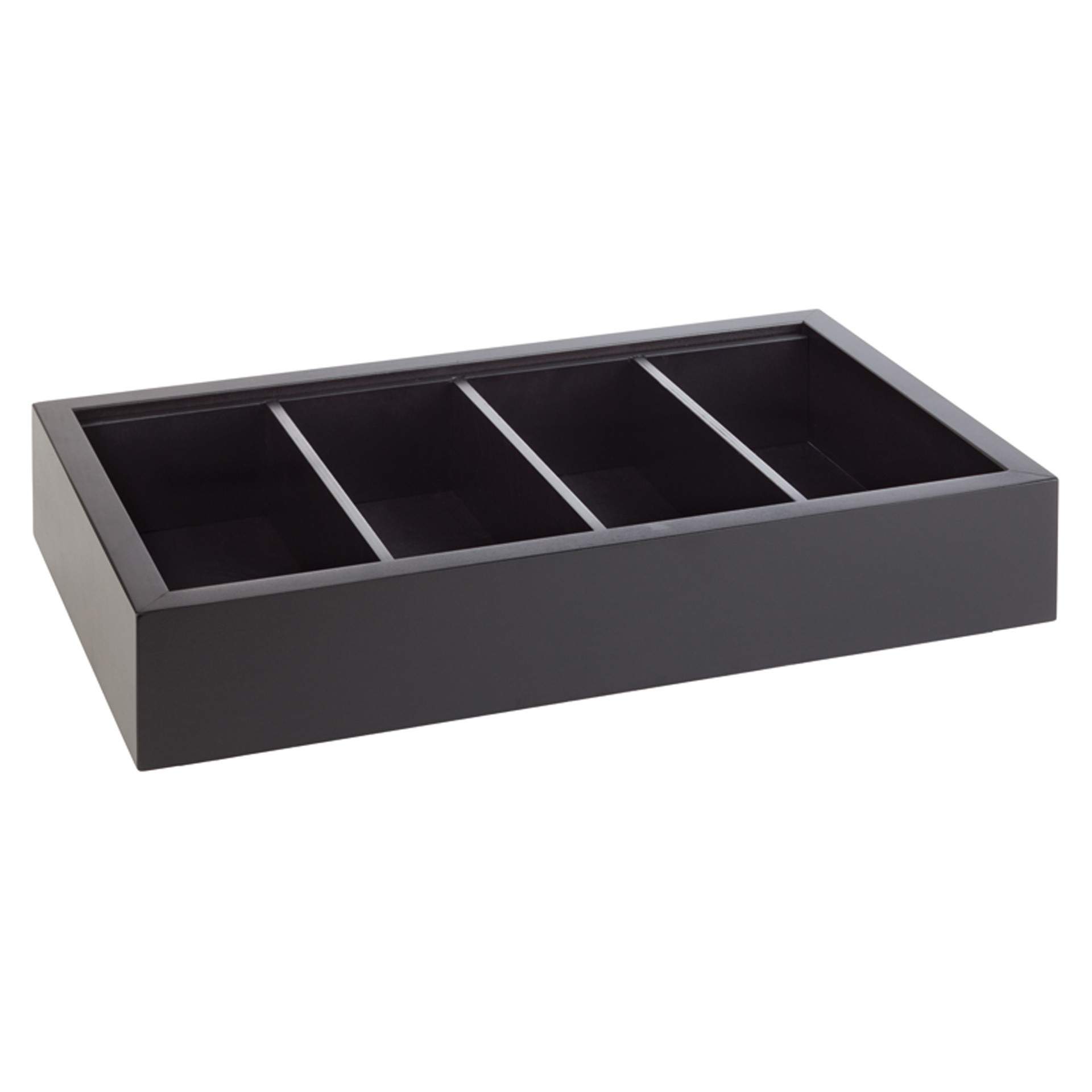 Besteck- / Universal-Box - 2- teilig - Serie Frames - wenge - Abm. 53 x 32,5 x 11 cm - Buche - 14956-B