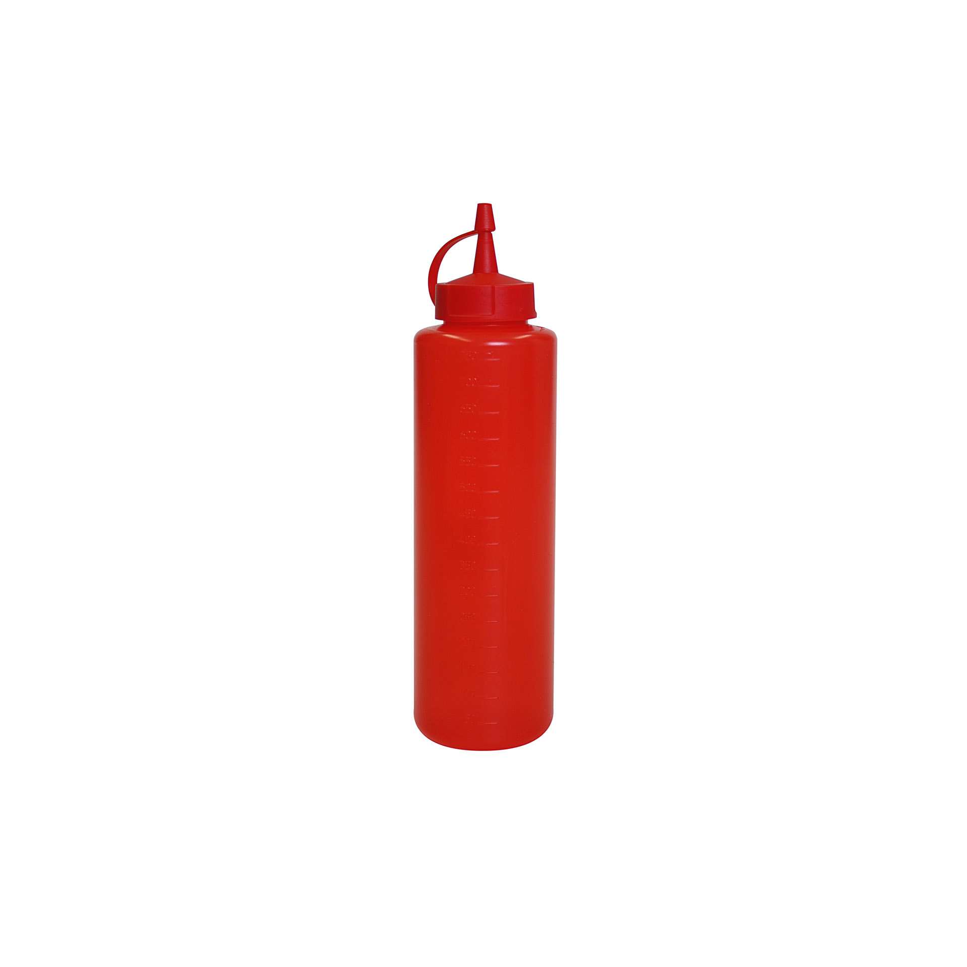 Spenderflasche - rot - Abm. 7,2 x 7,2 x 26,5 cm - Inhalt 0,75 l - Polypropylen - 200494-C