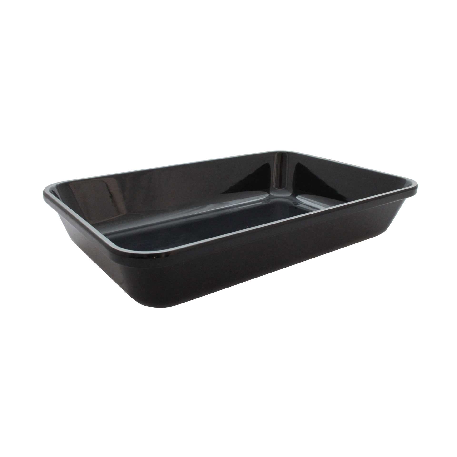 Auslagetablett - schwarz - Abm. 42,0 x 28,0 x 7,6 cm - Melamin - 227135-C