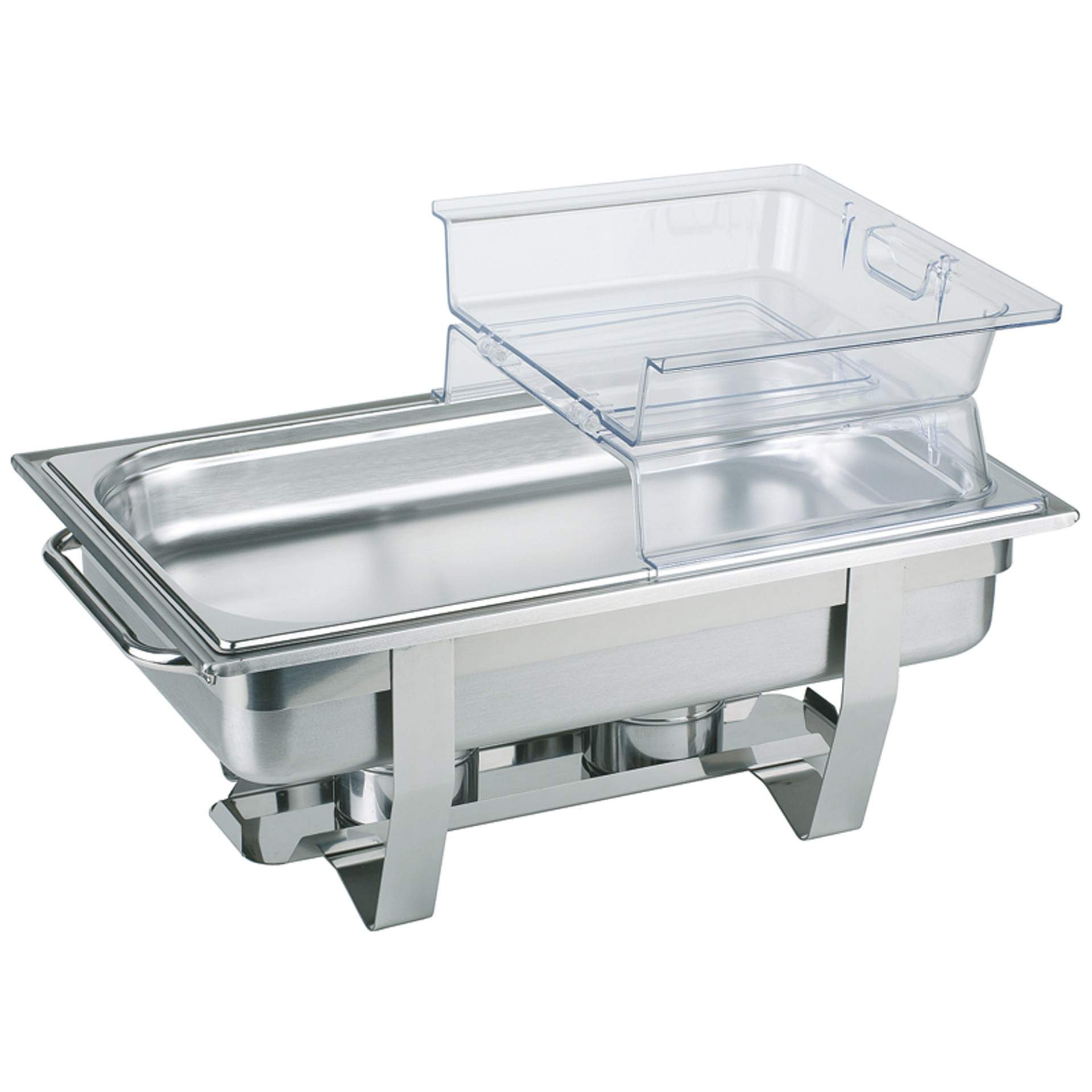 GN-Haube - klappbar - Abm. 6,0 cm - GN 1/1 (530 x 325 mm) - Polycarbonat - 11013-B