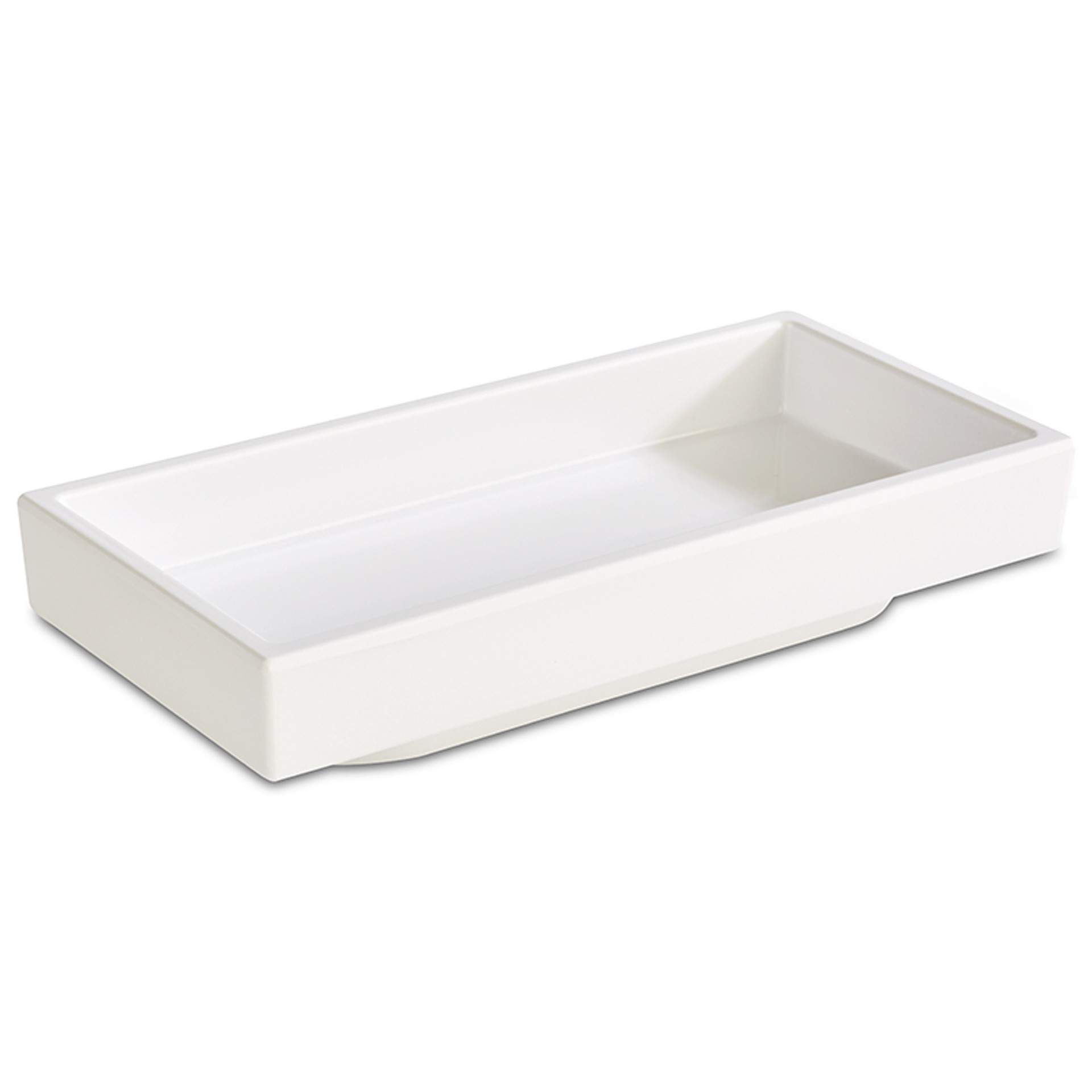 BentoBox - beidseitig beschichtet - Serie Asia Plus - weiß - Abm. 15,5 x 7,5 x 3 cm - Inhalt 0,10 l - Melamin - 15475-B
