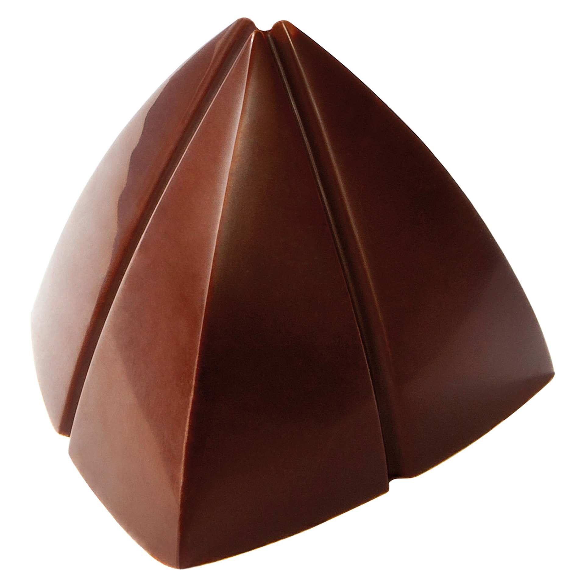 Schokoladen-Form - Pyramide - Abm. 27,5 x 13,5 x 3,2 cm - Polycarbonat - 421764-C