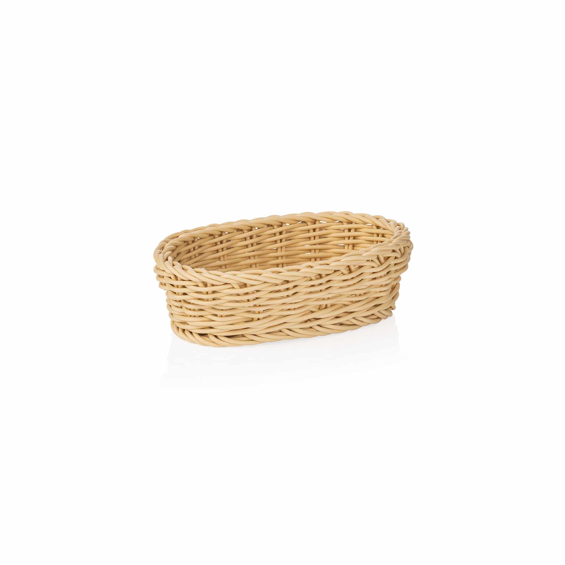 Korb - hellbeige - Abm. 19 x 12 x 6 cm - Polypropylen - 5073319-A