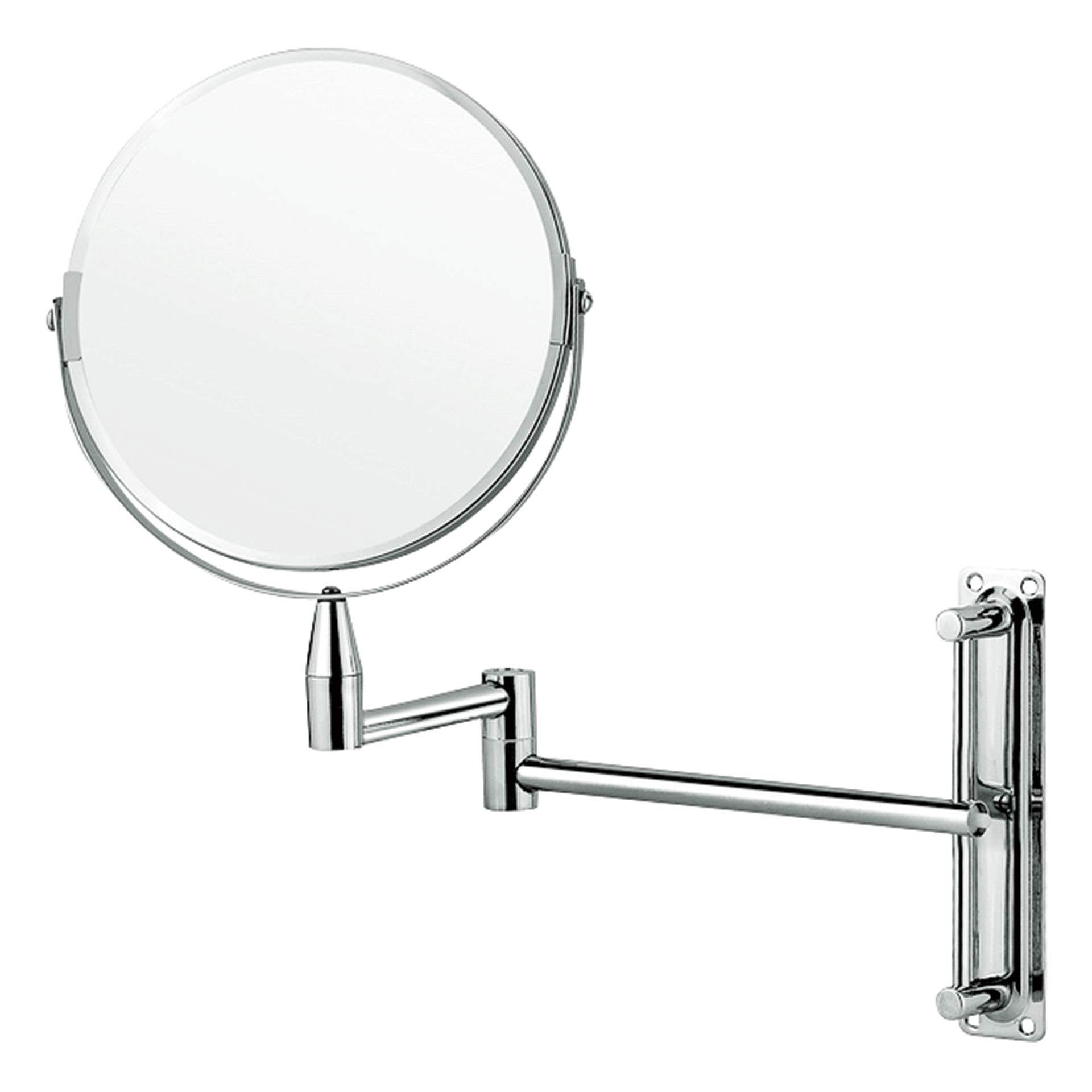 Kosmetikspiegel - für Wandmontage - Abm. 32 cm - Ø 20,0 cm - verchromt - 1117200-A