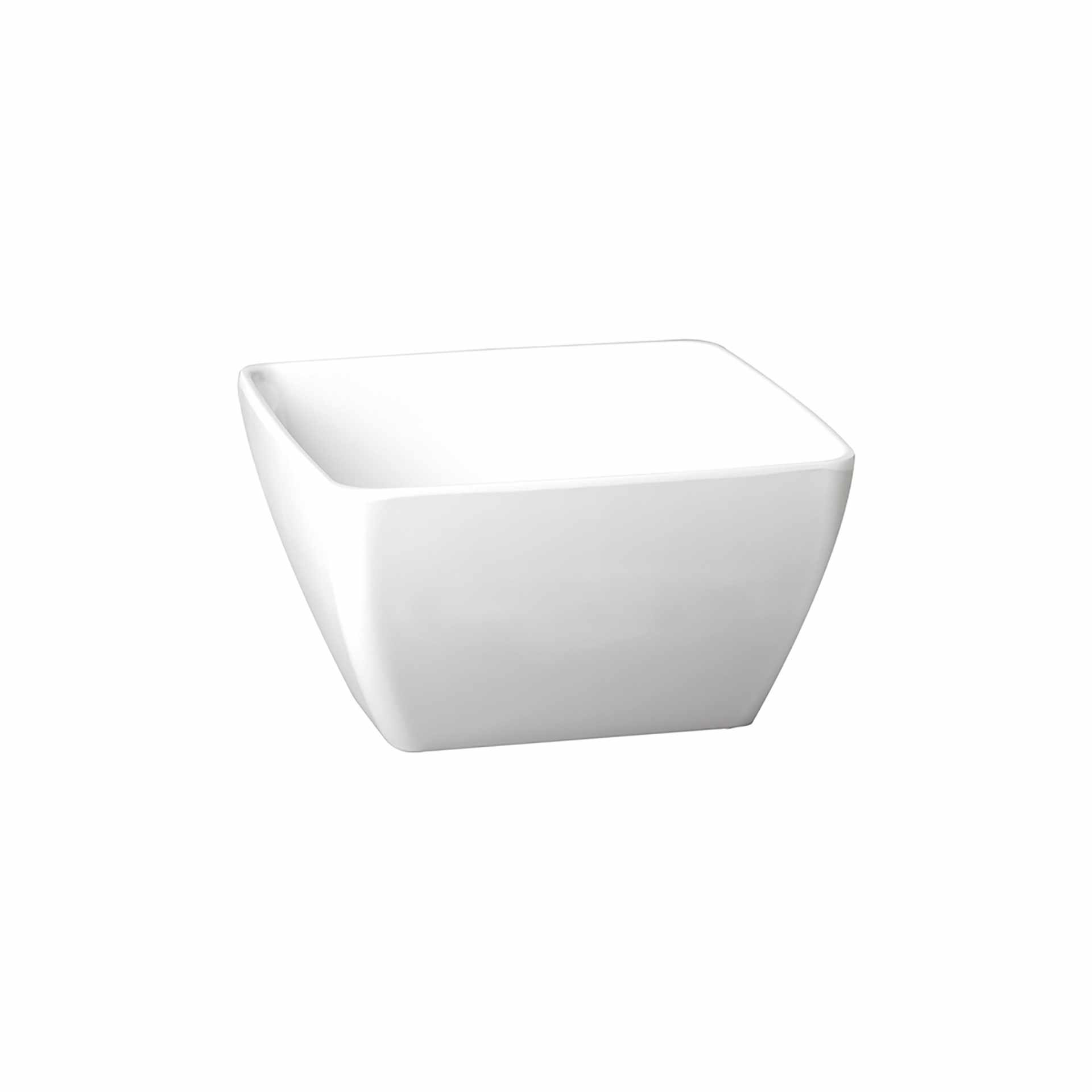 Schale - Serie Friendly - weiß - rechteckig - Abm. 9,0 x 9,0 x 4,0 cm - Inhalt 0,14 l - PET - 79000-B