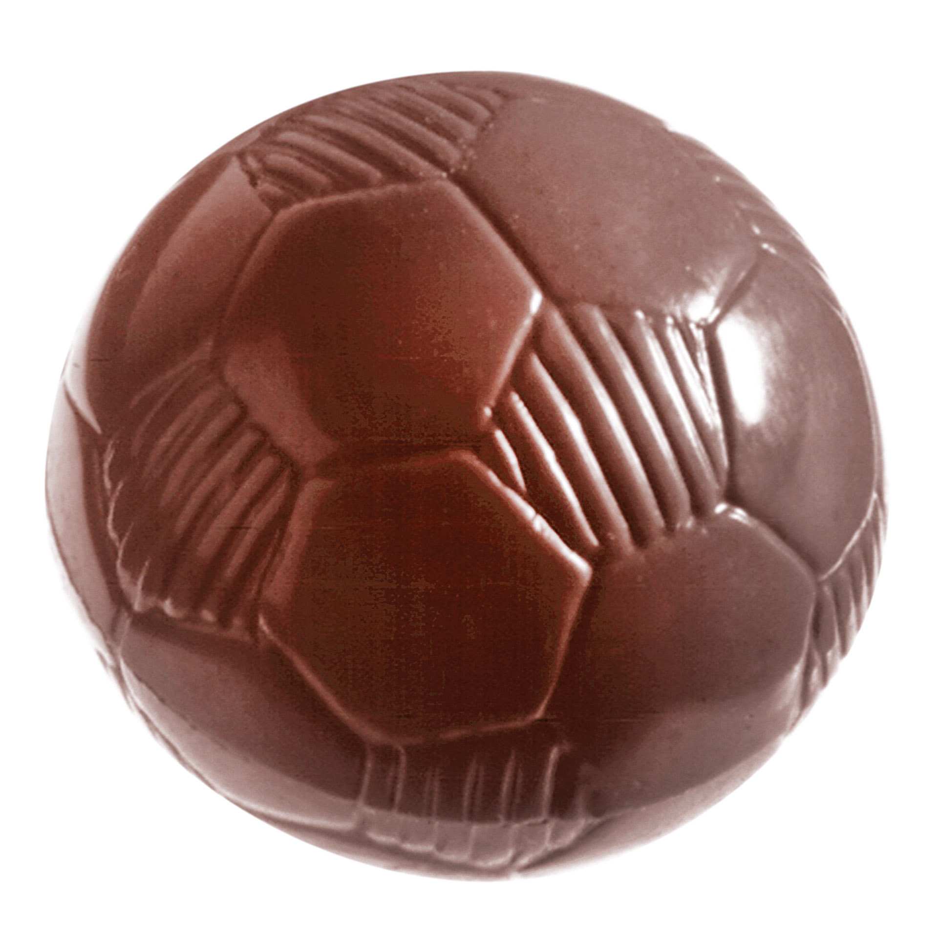 Schokoladen-Form - Fußball - Abm. 27,5 x 13,5 x 2,4 cm - Polycarbonat - 421428-C
