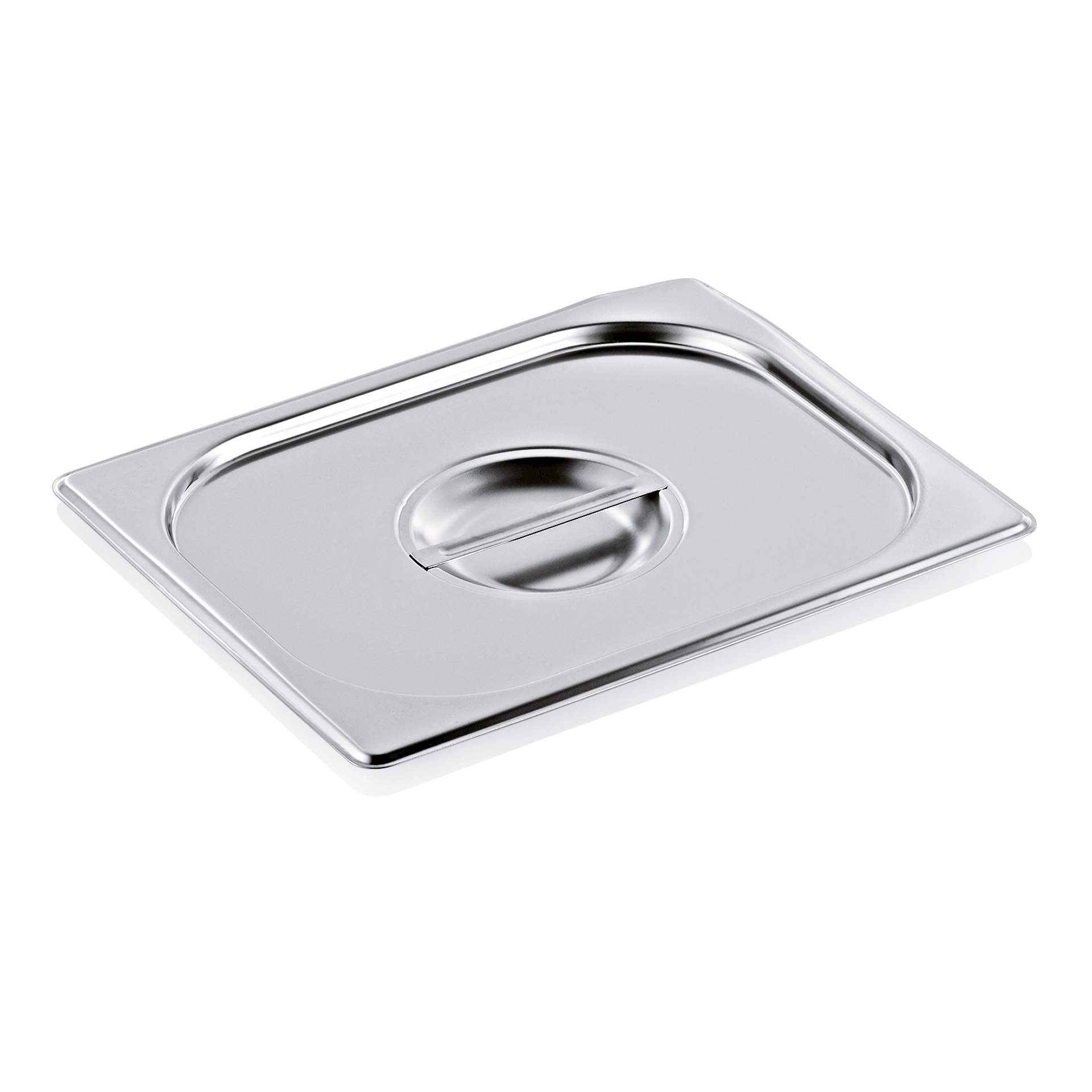 GN-Deckel - ohne Löffeleinschnitt - Serie 90 - GN 1/2 (325 x 265 mm) - Edelstahl - 9012001-A
