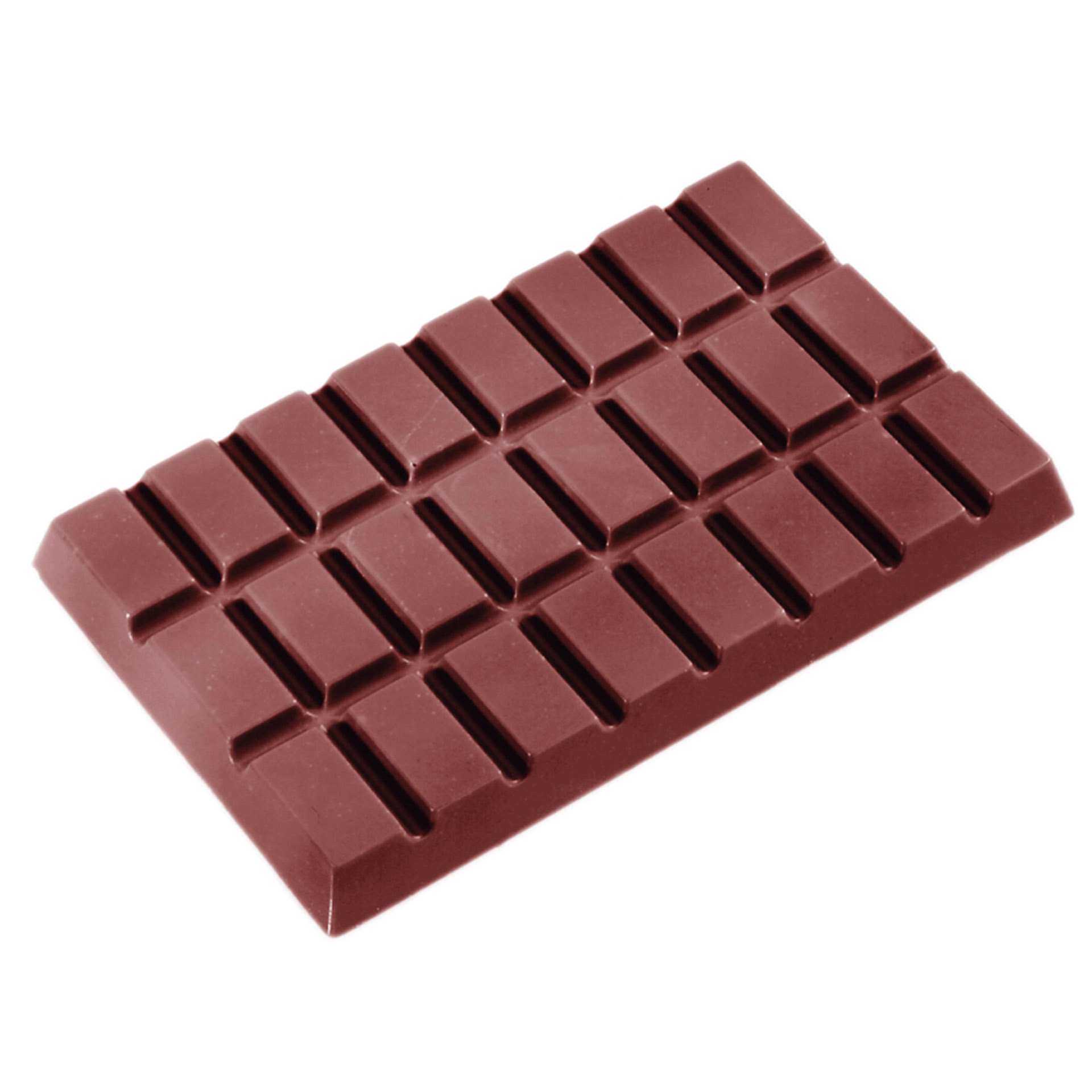 Schokoladen-Form - Tafel - Abm. 27,5 x 13,5 x 2,4 cm - Polycarbonat - 421431-C