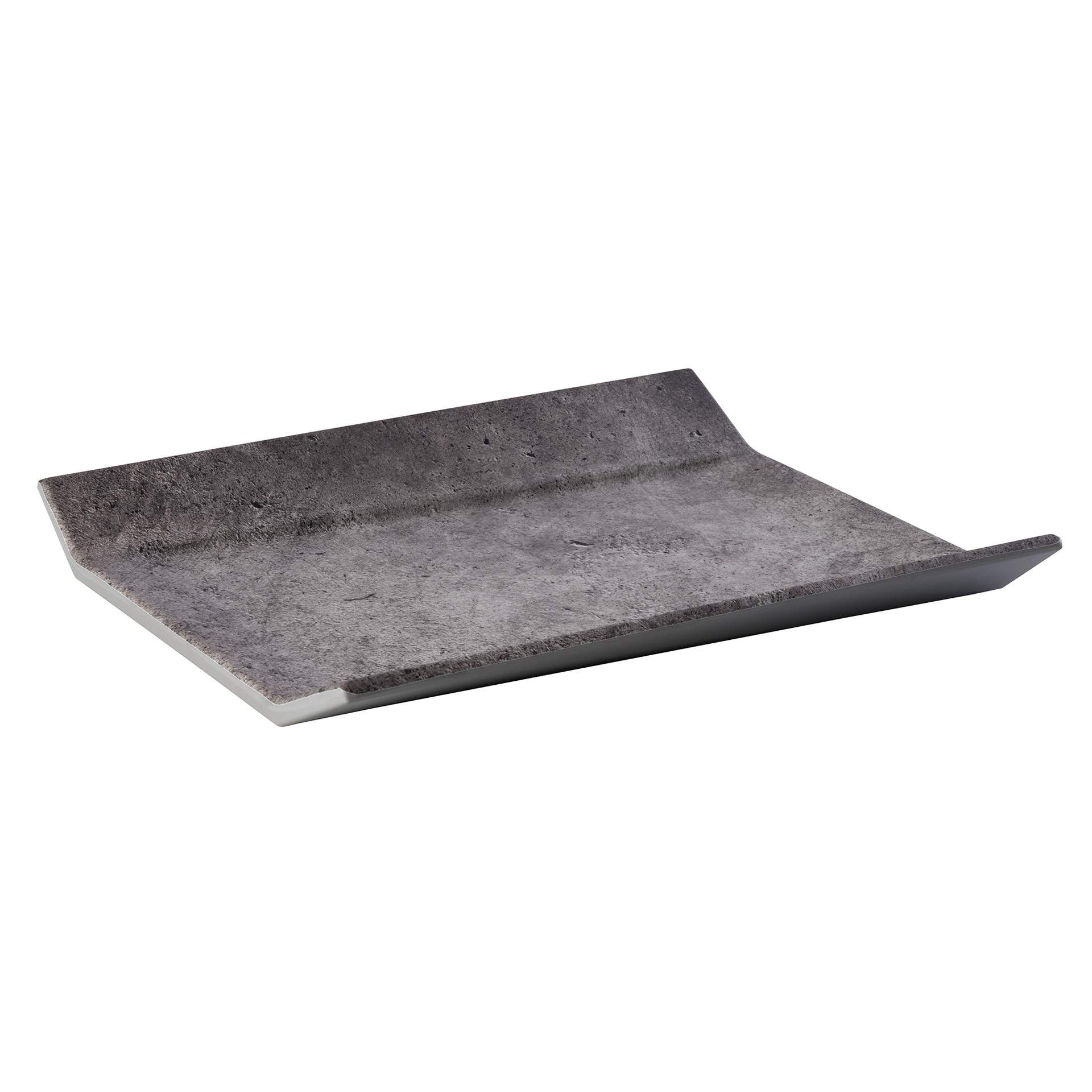 GN-Tablett - urbane Betonoptik - Serie Element - betonoptik - Abm. 3,5 cm - GN 1/2 (325 x 265 mm) - Melamin - 84401-B
