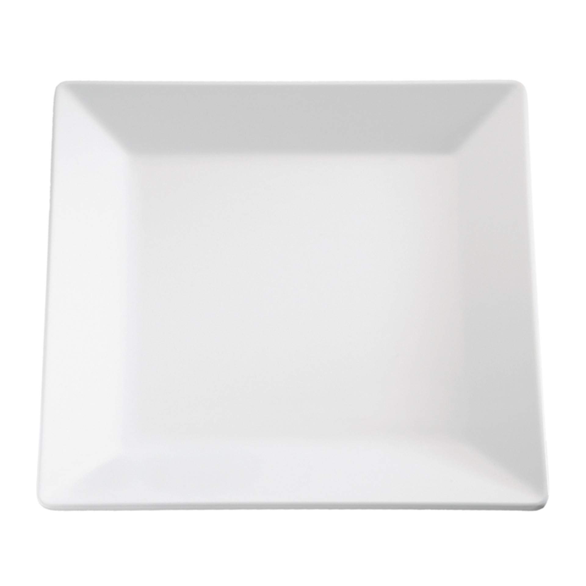 Tablett - Serie Pure - weiß - quadratisch - Abm. 26,5 x 26,5 x 3 cm - Melamin - 83406-B