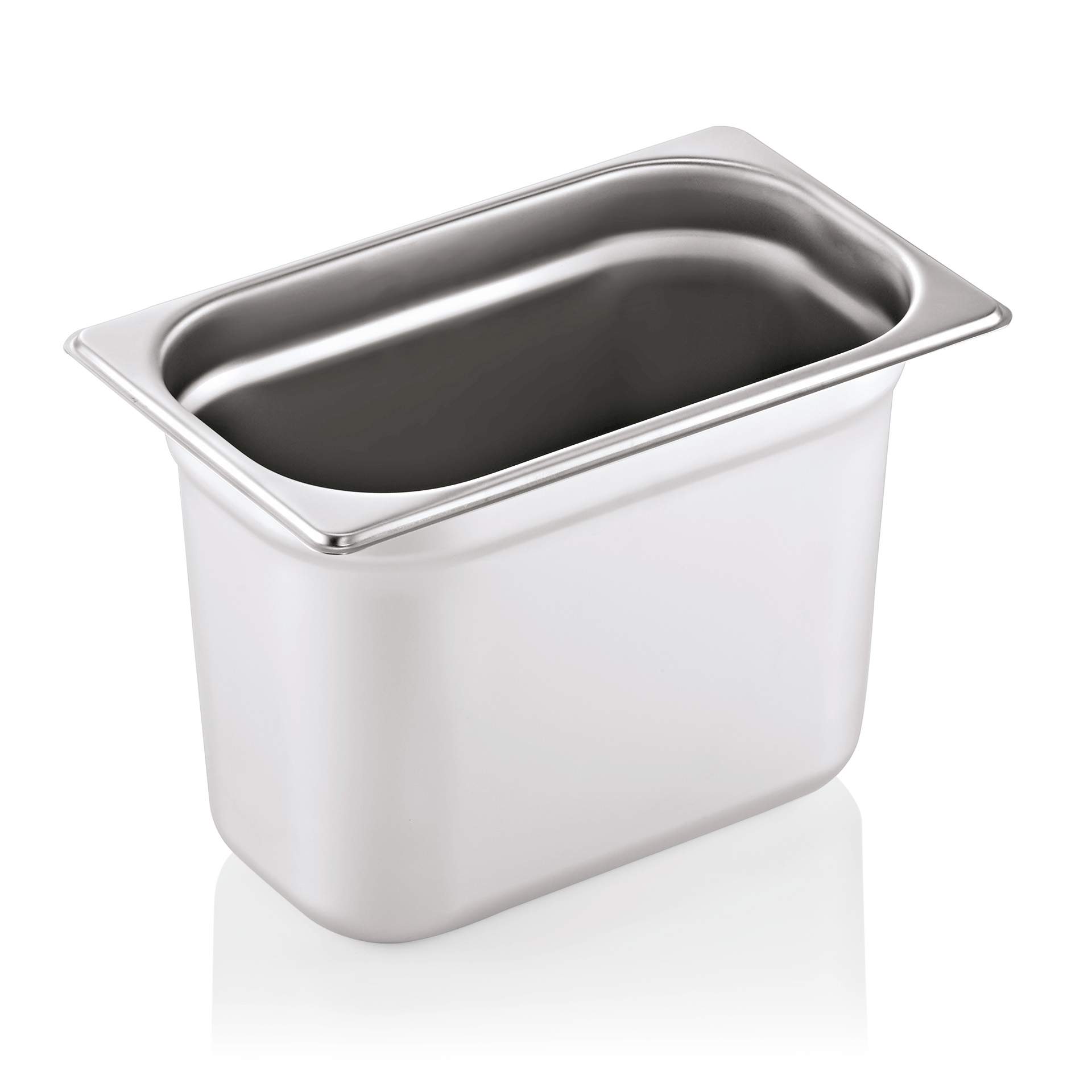 GN-Behälter - 18/8 - Serie 90 - GN 1/4 (265 x 162 mm) - 200 mm - Edelstahl - 9014200-A