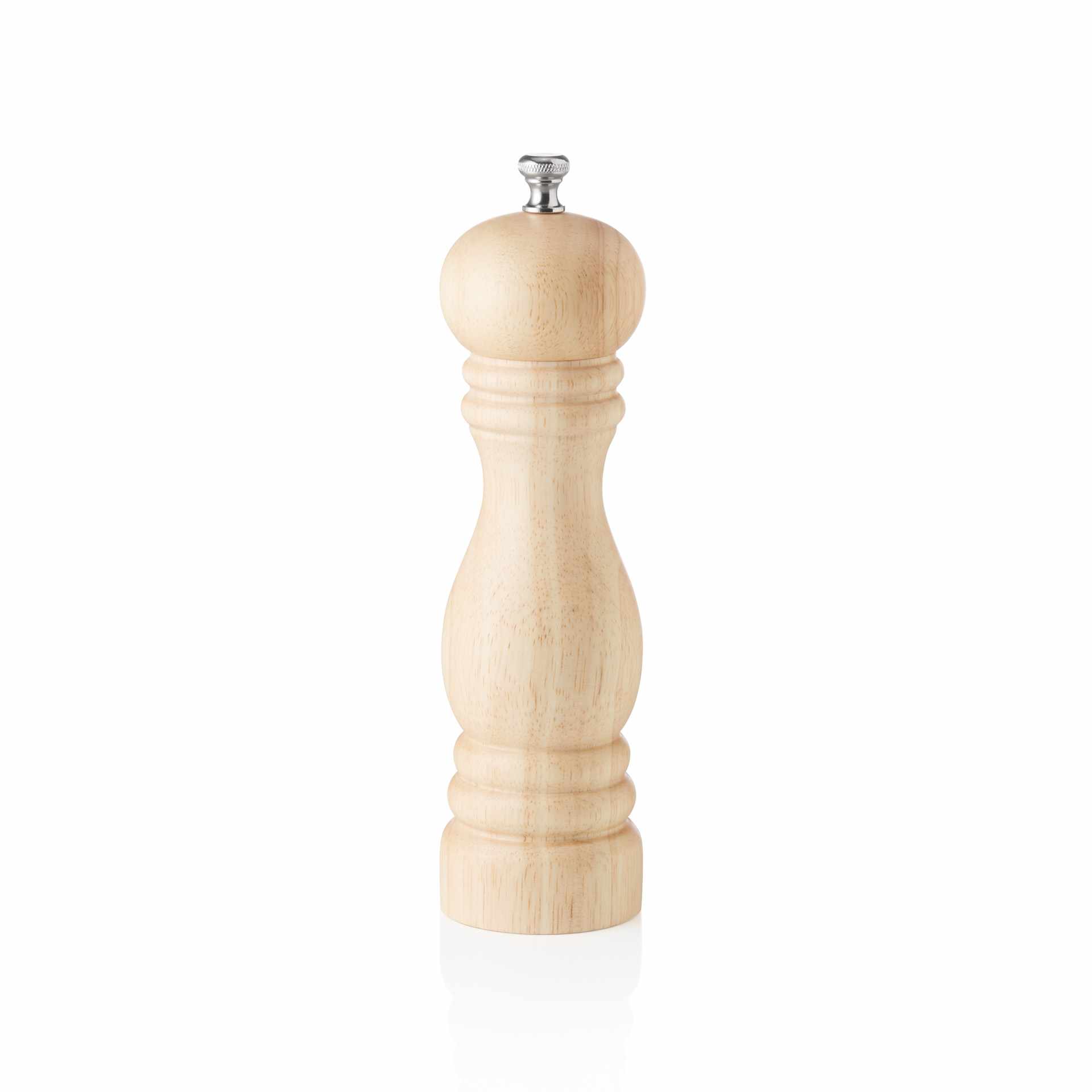 Salzmühle - mit Keramikmahlwerk - Serie Classic Mill - natur - Höhe 20,0 cm - Ø 6,0 cm - Holz / Keramik