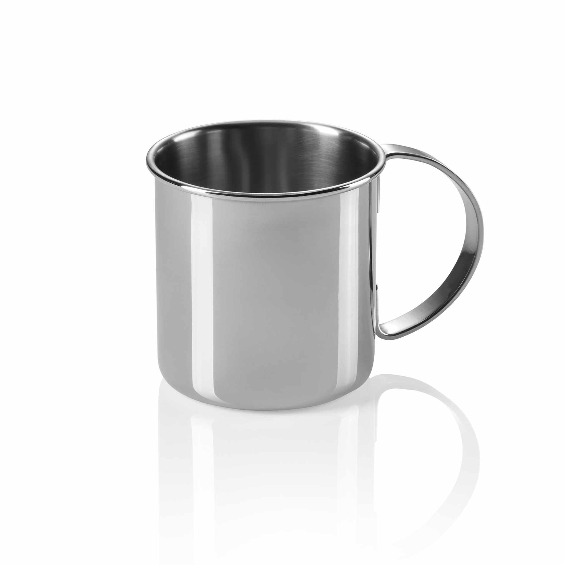 Moscow-Mule-Set - edelstahloptik - Höhe 9,0 cm - Ø 9,0 cm - Inhalt 0,5 l